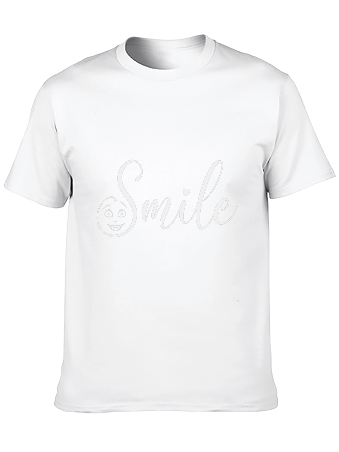Smile Graphic Tee -  Unisex Black T-Shirt