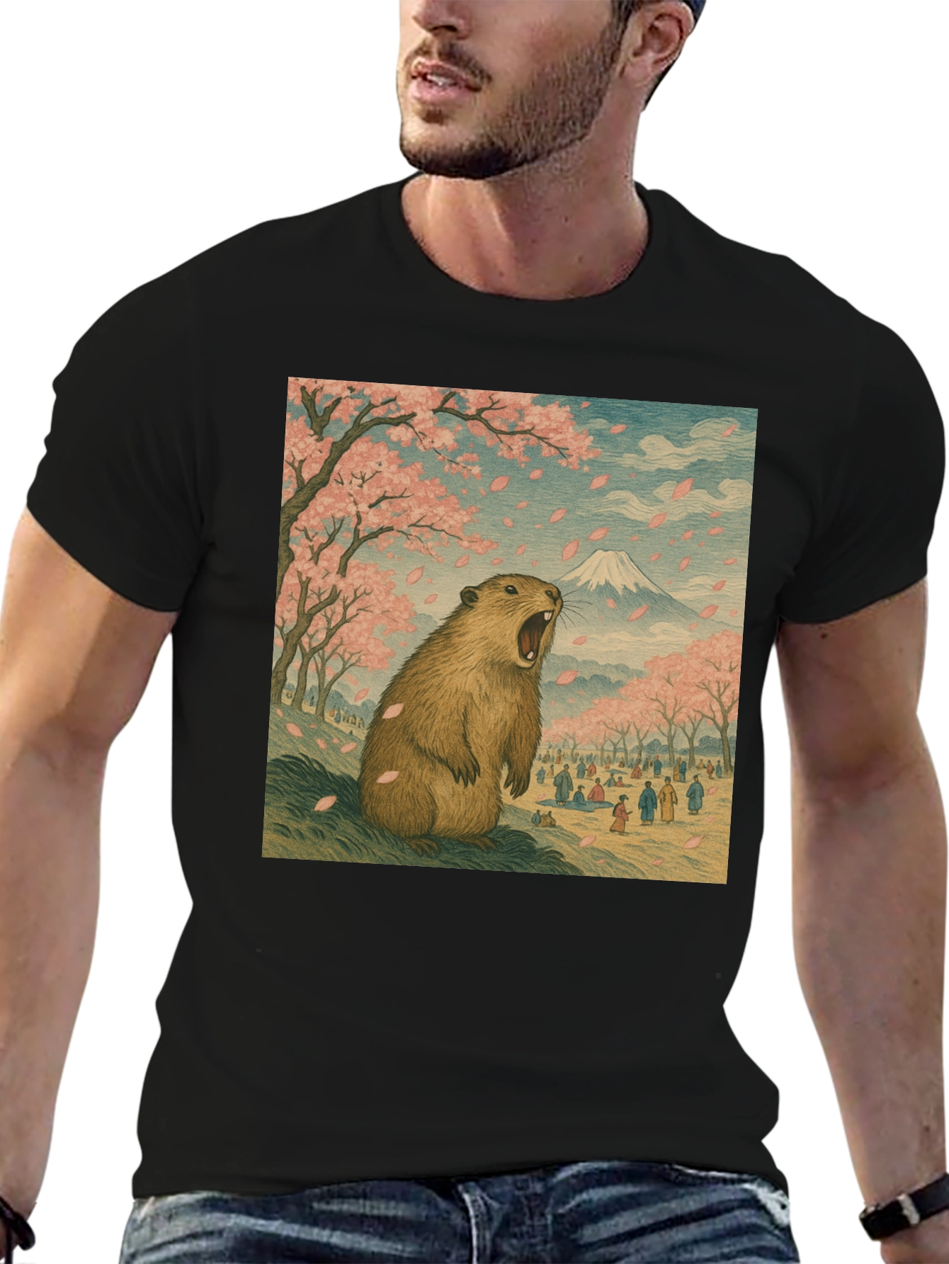 Beaver in Blossom T-Shirt
