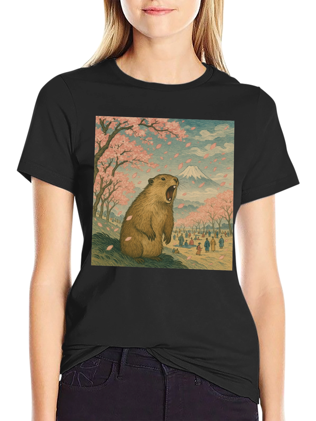 Beaver in Blossom T-Shirt