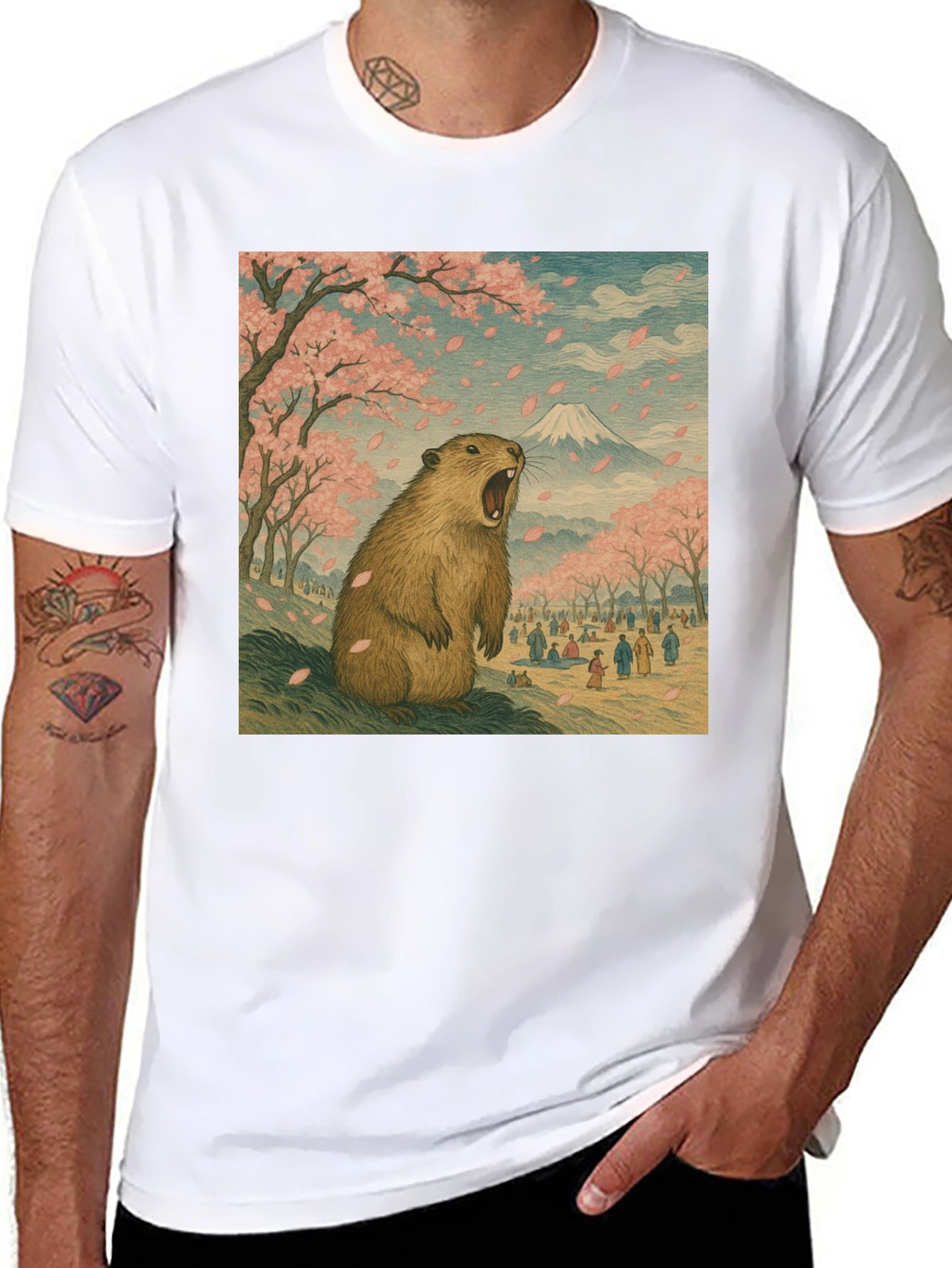 Beaver in Blossom T-Shirt