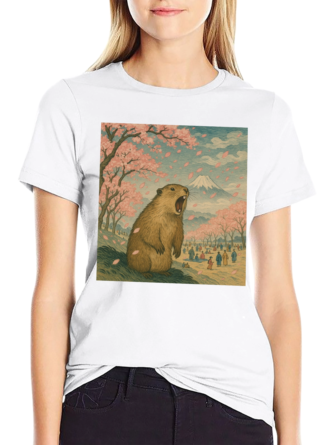 Beaver in Blossom T-Shirt