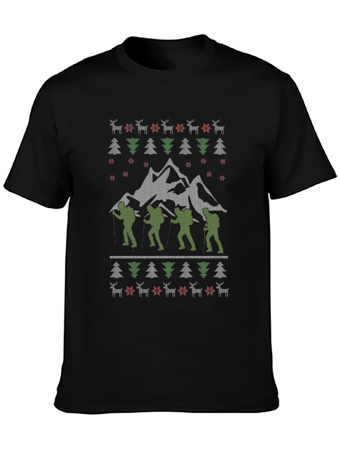 Hiking Adventure Ugly Christmas T-Shirt