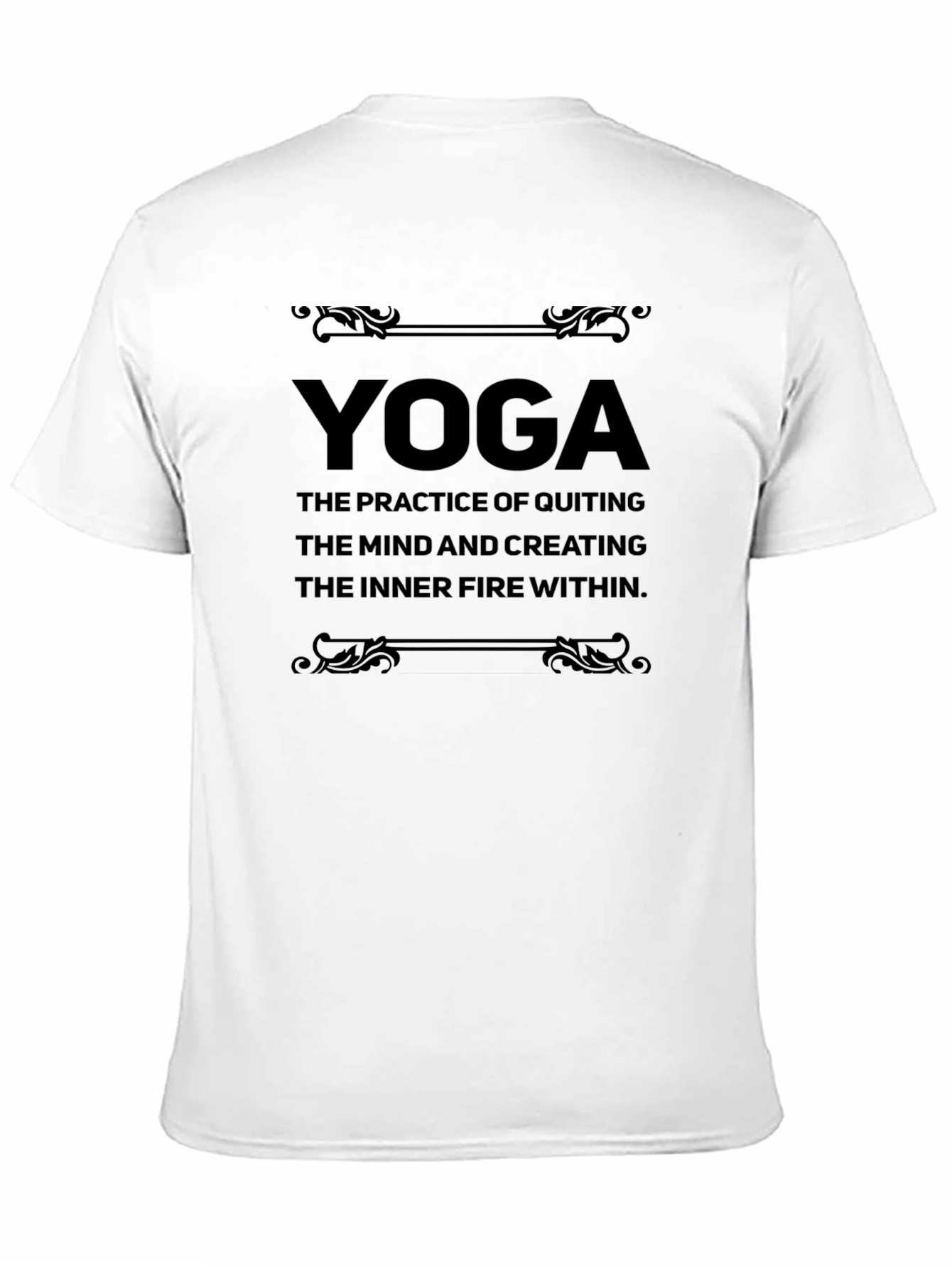 Yoga Practice T-Shirt - Inner Fire Design