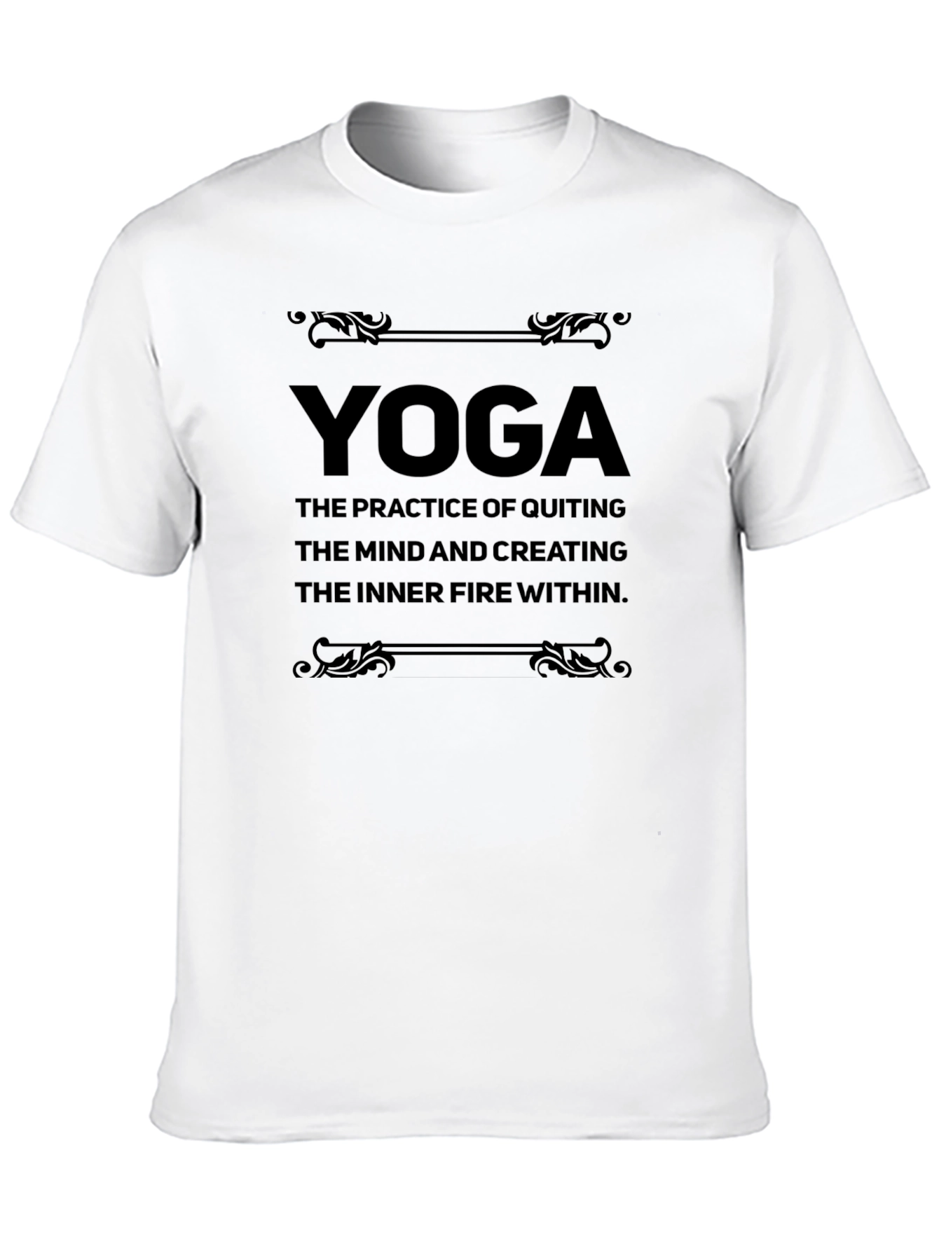 Yoga Practice T-Shirt - Inner Fire Design