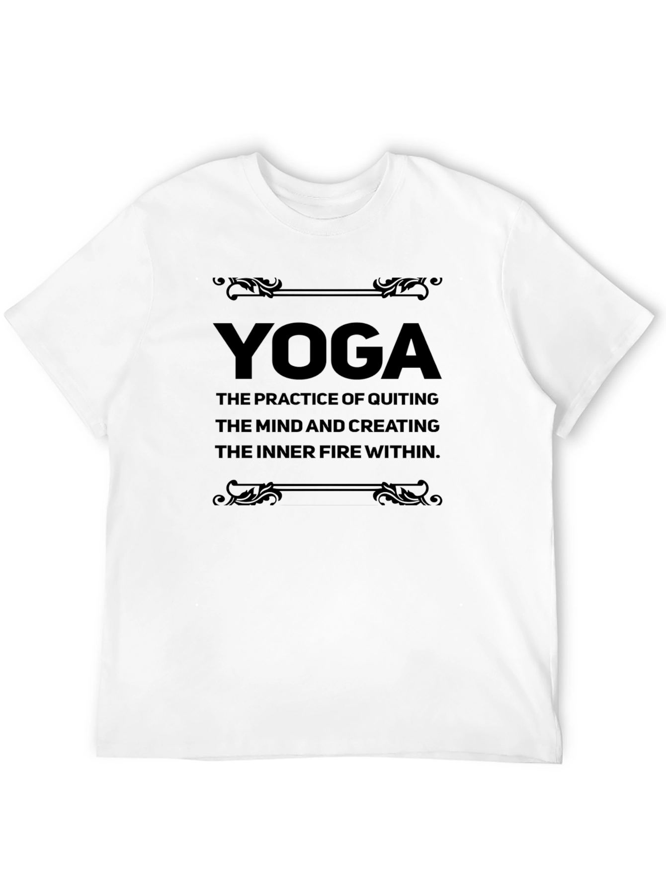 Yoga Practice T-Shirt - Inner Fire Design