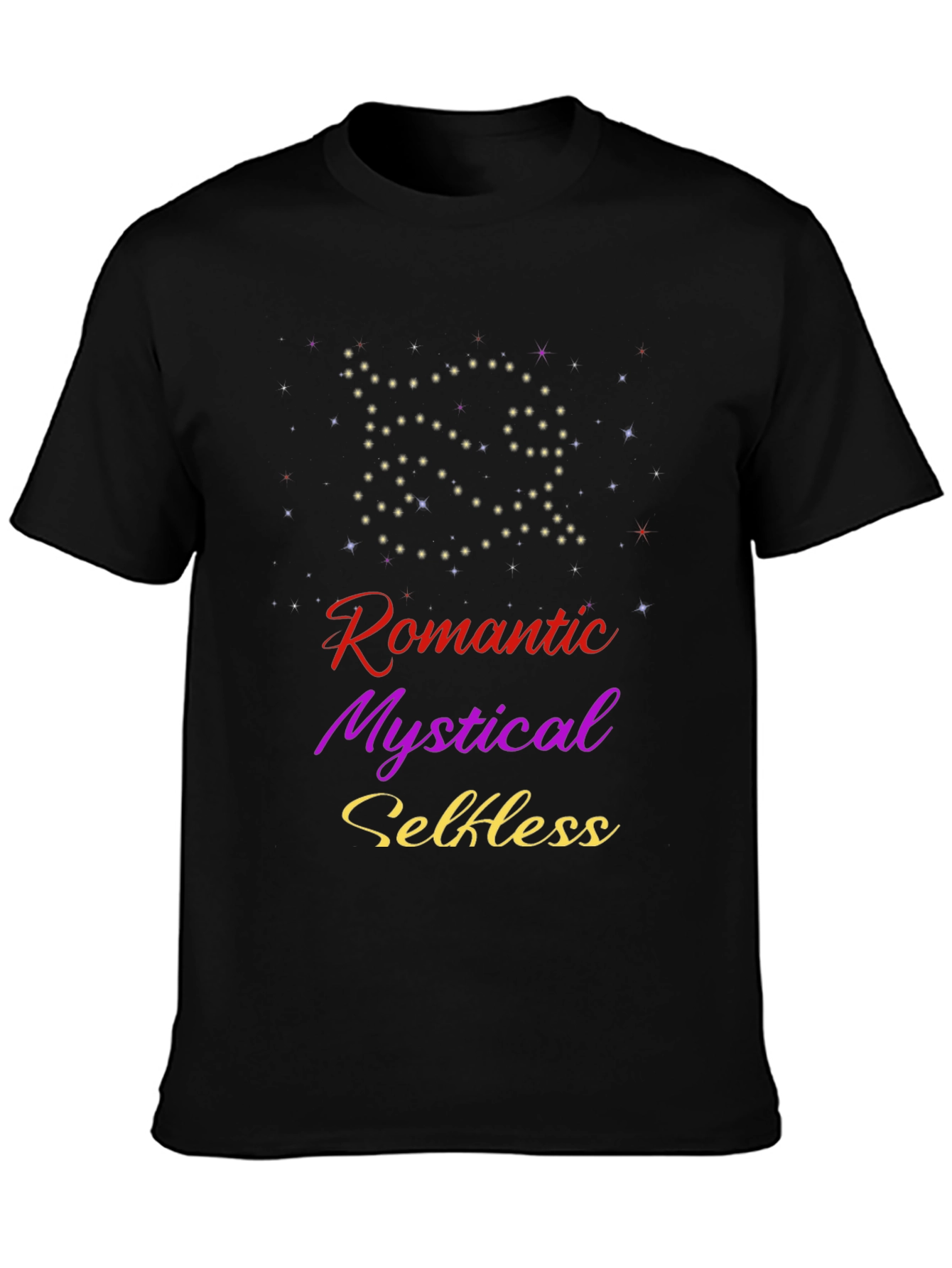 Pisces Zodiac Graphic Tee - Romantic Mystical Shirt