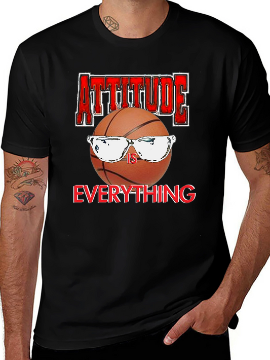 Attitude Is Everything Basketball Graphic T-Shirt
