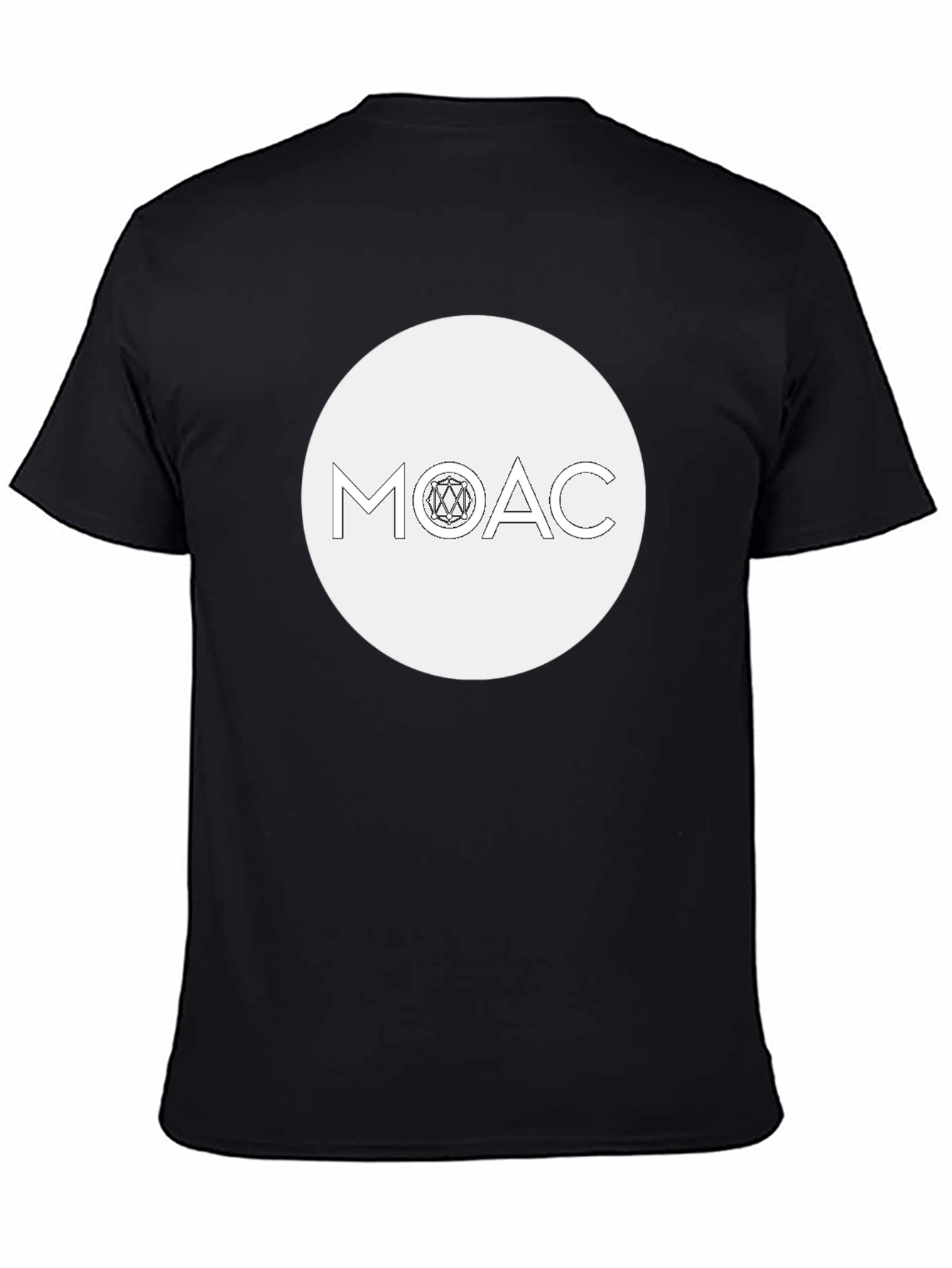 MOAC Graphic Tee - Stylish Black Cotton T-Shirt