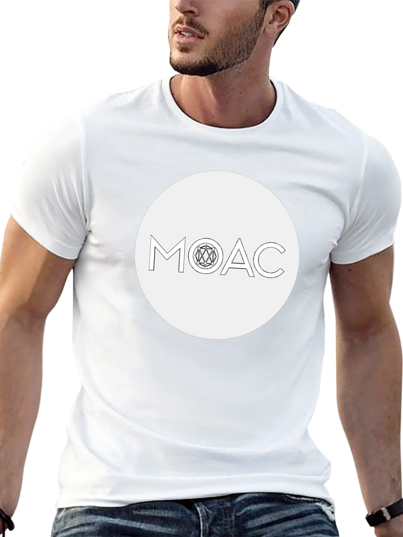 MOAC Graphic Tee - Stylish Black Cotton T-Shirt