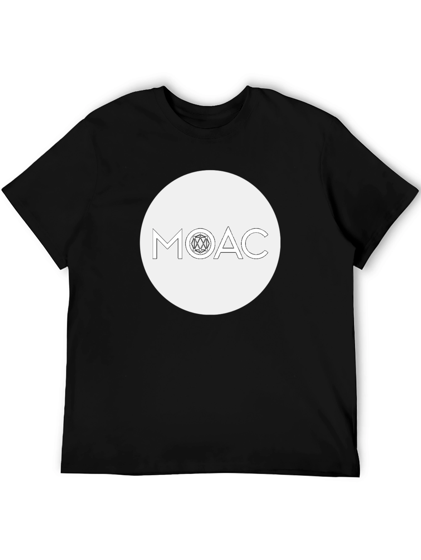 MOAC Graphic Tee - Stylish Black Cotton T-Shirt