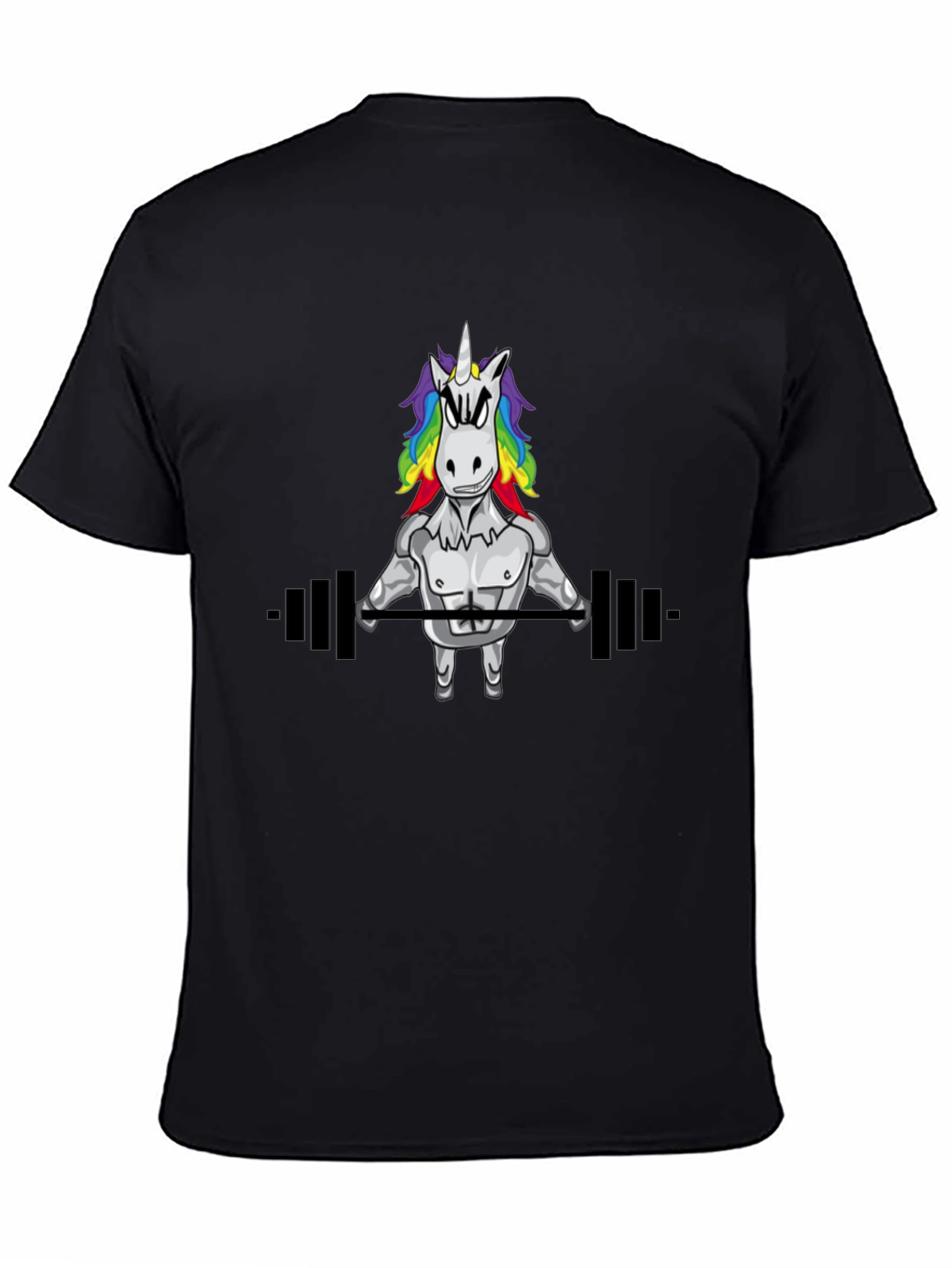 Unicorn Gym Black T-Shirt