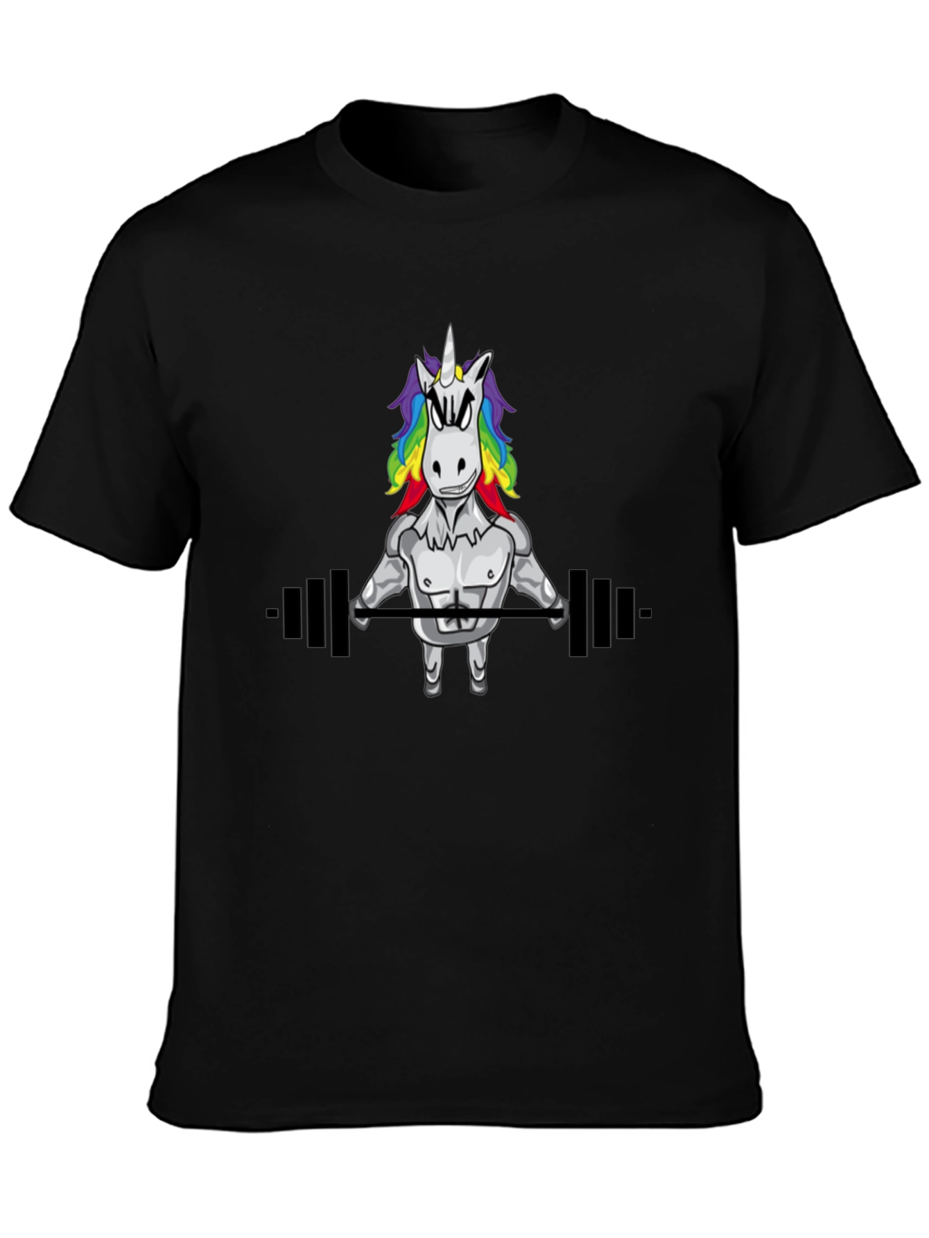 Unicorn Gym Black T-Shirt