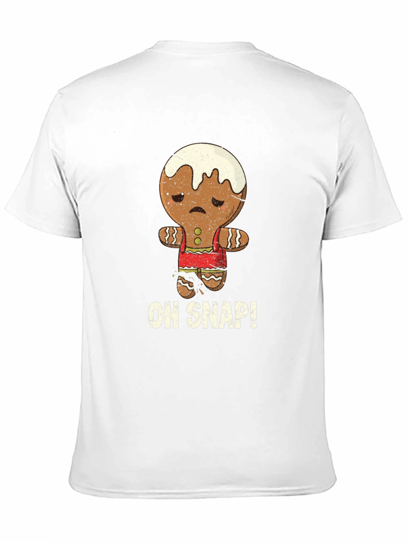 Oh Snap! Funny Gingerbread Man Graphic Tee