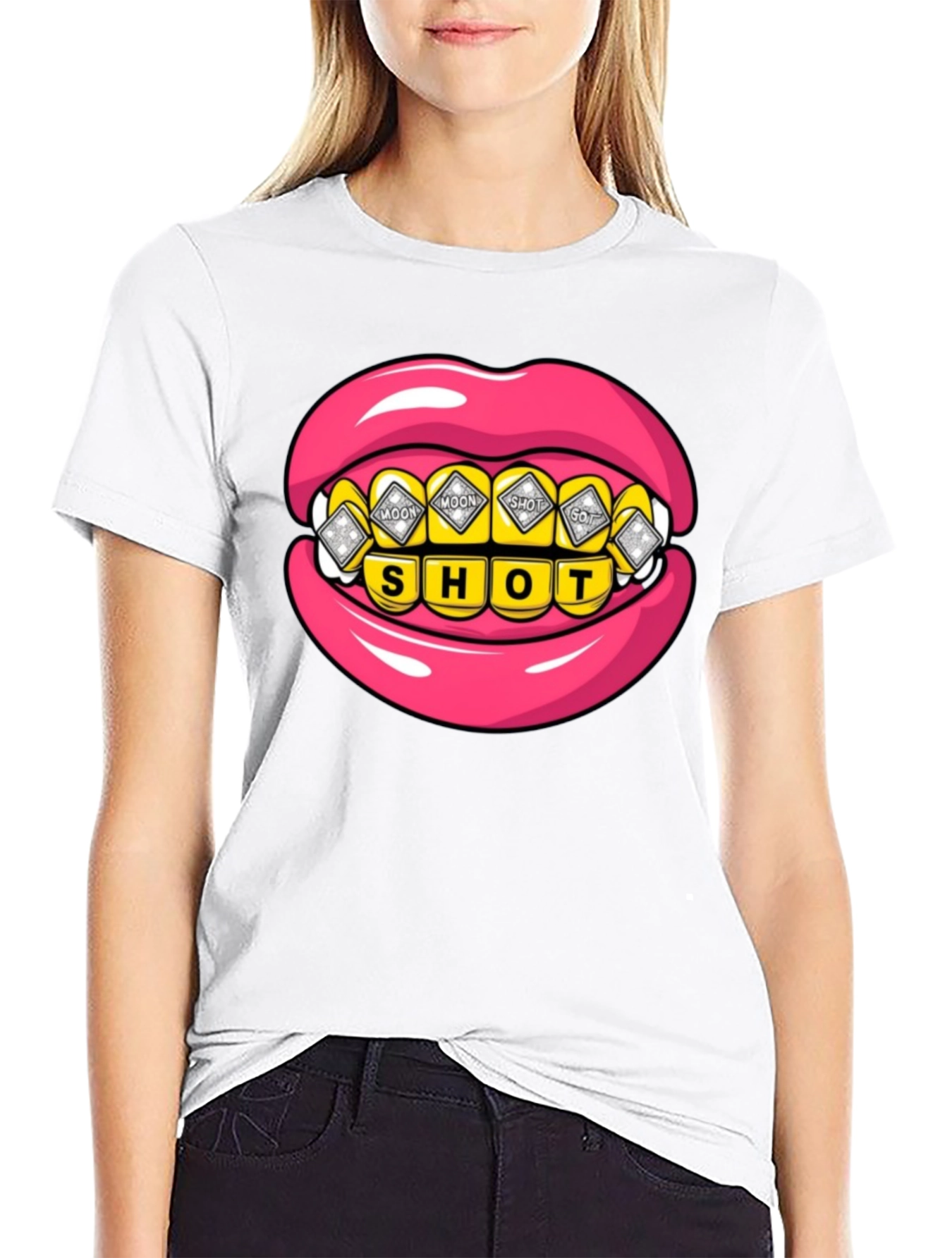 Moonshot Lip Grill Graphic Tee