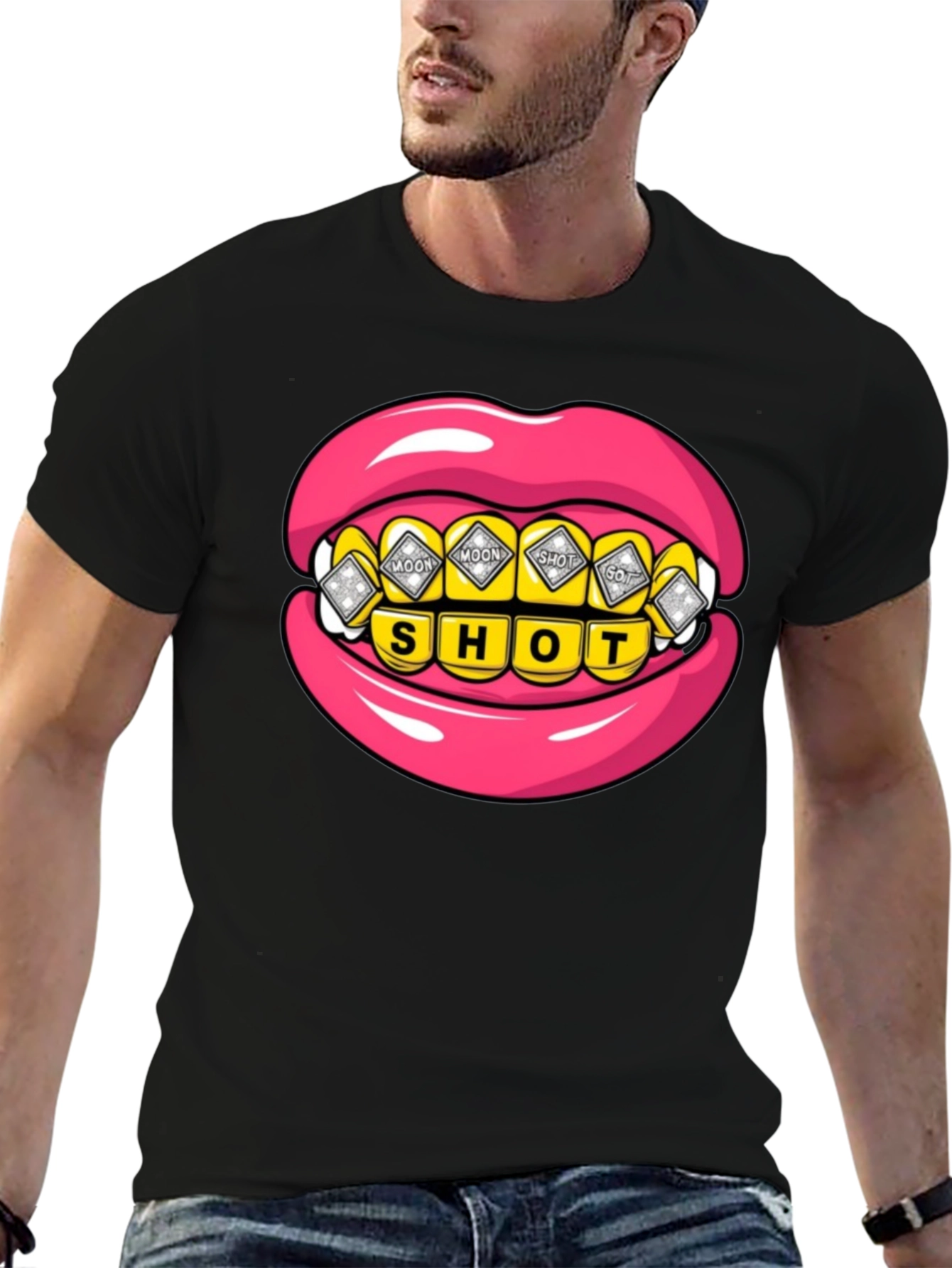 Moonshot Lip Grill Graphic Tee
