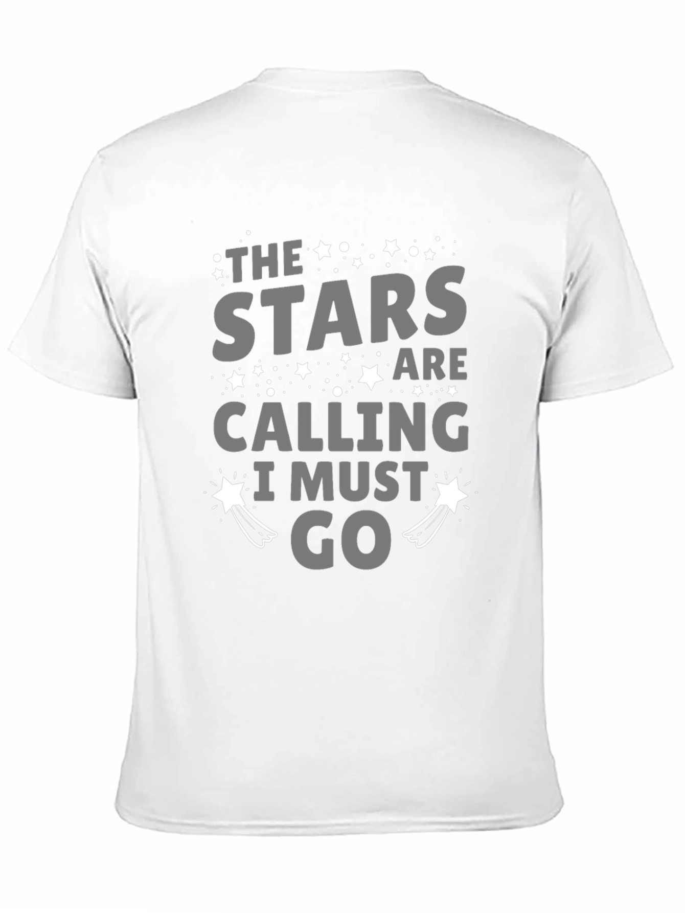 The Stars Are Calling Mens Black T-Shirt