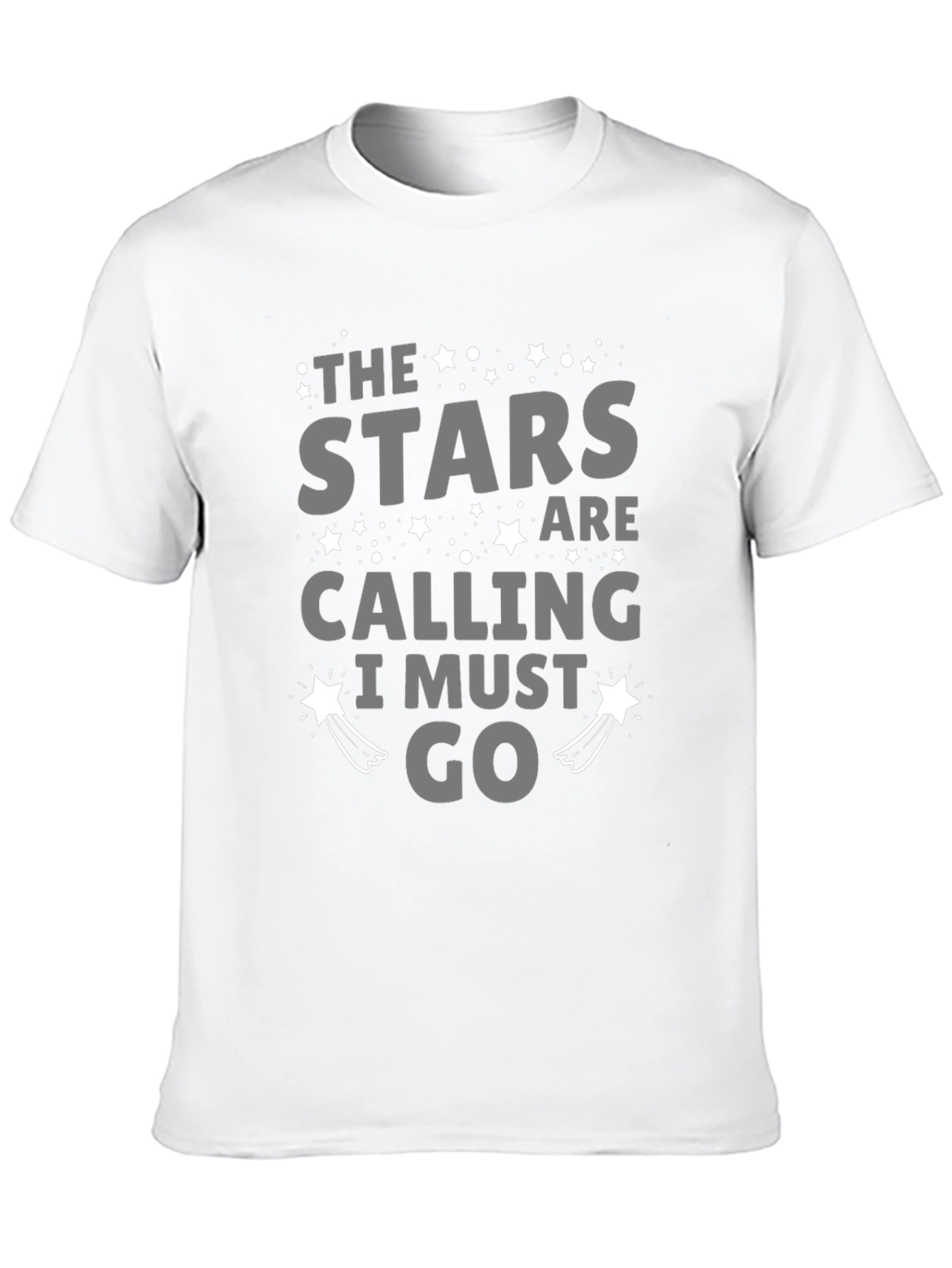 The Stars Are Calling Mens Black T-Shirt