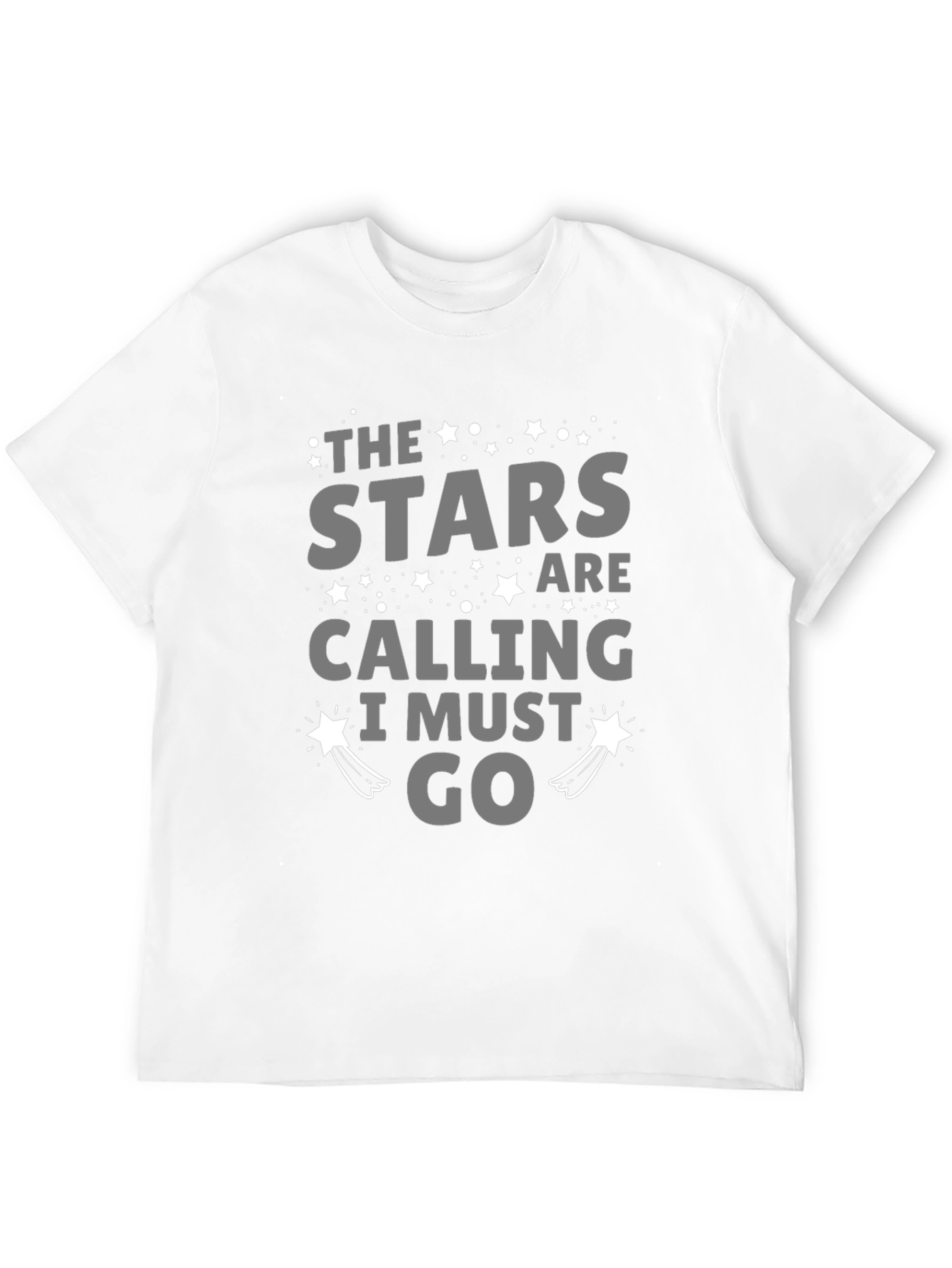 The Stars Are Calling Mens Black T-Shirt