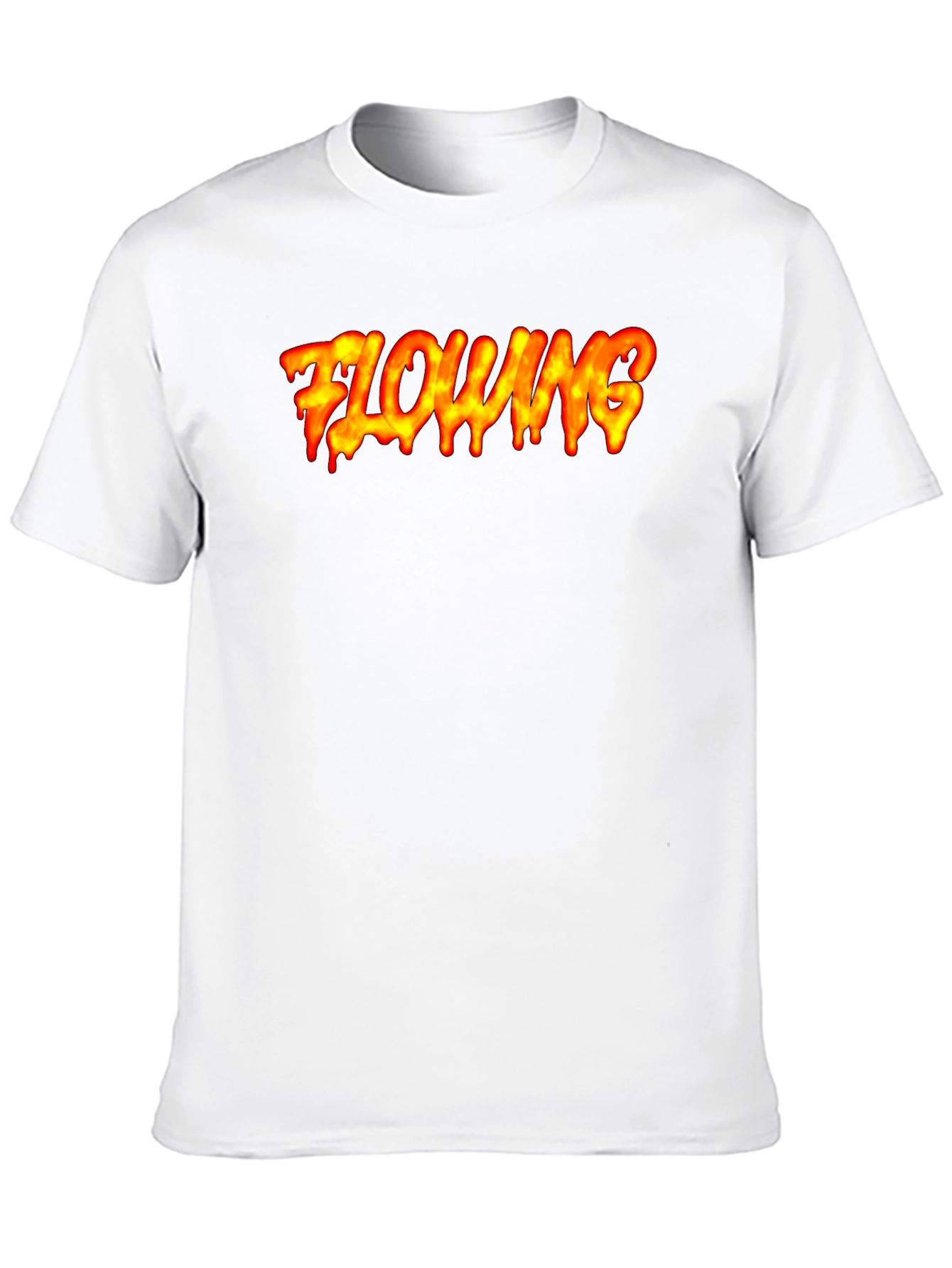 Flowing Flame Graphic Tee