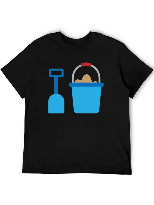 Beach Day Fun T-Shirt - Sand Bucket & Shovel Design