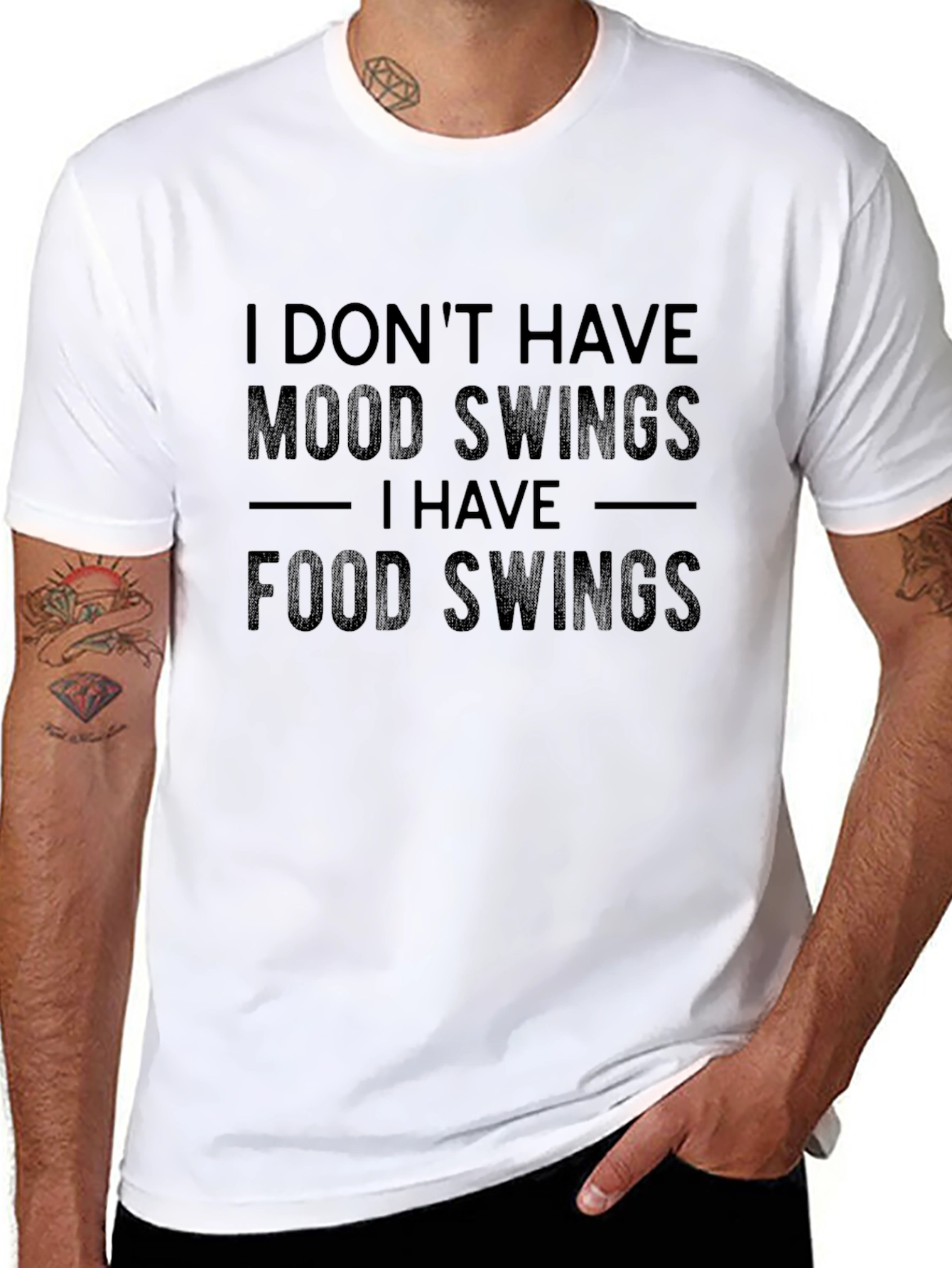 Food Swings Graphic Tee - Unisex Humor T-Shirt