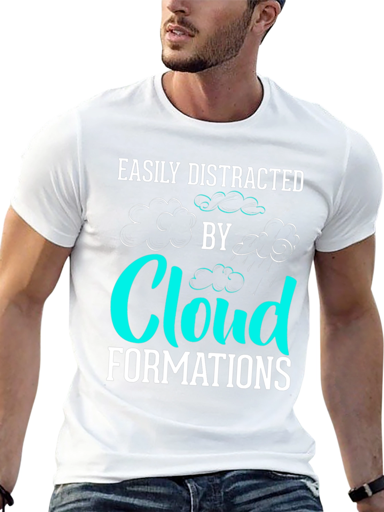 Easily Distracted By Cloud Formations T-Shirt