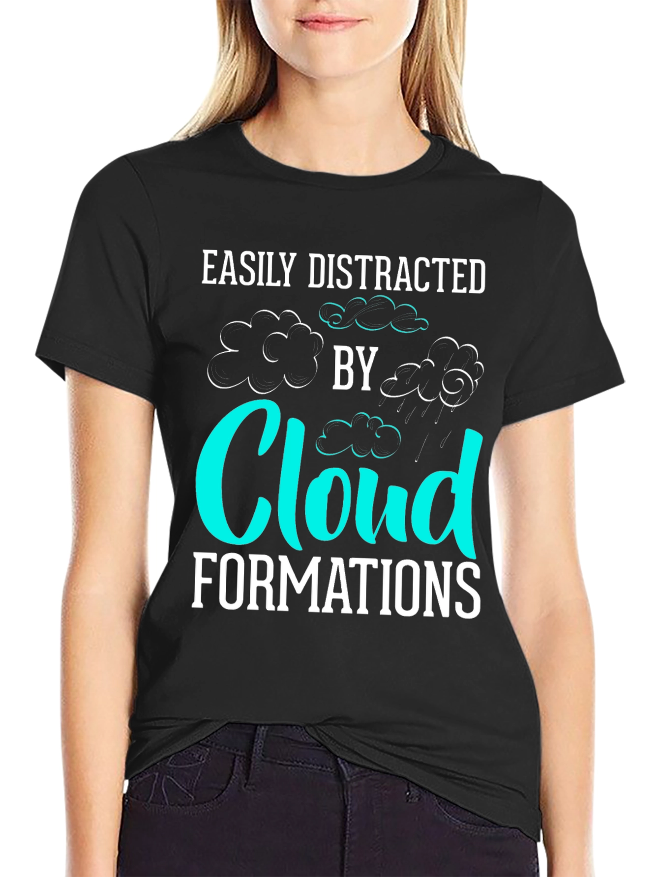 Easily Distracted By Cloud Formations T-Shirt