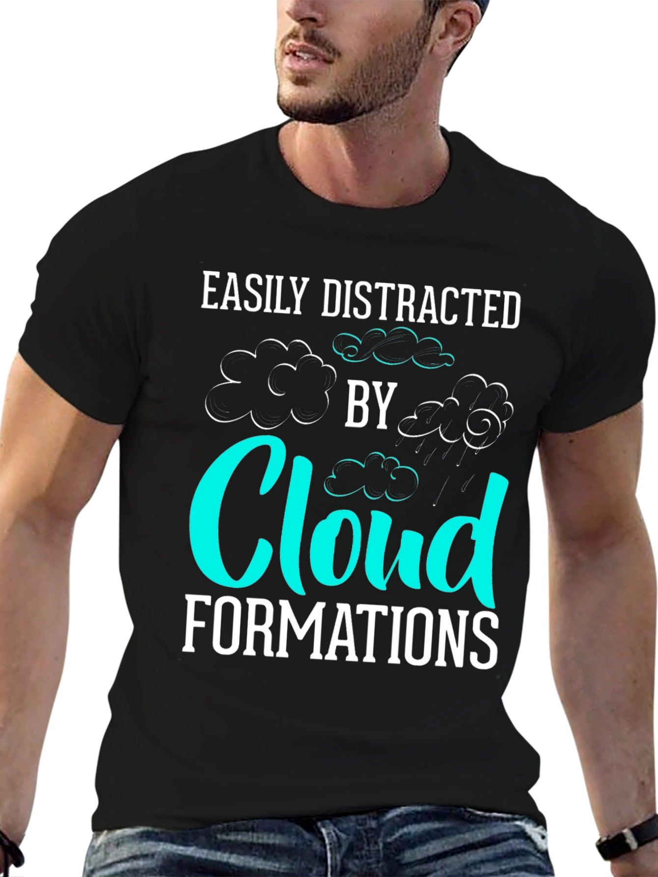 Easily Distracted By Cloud Formations T-Shirt