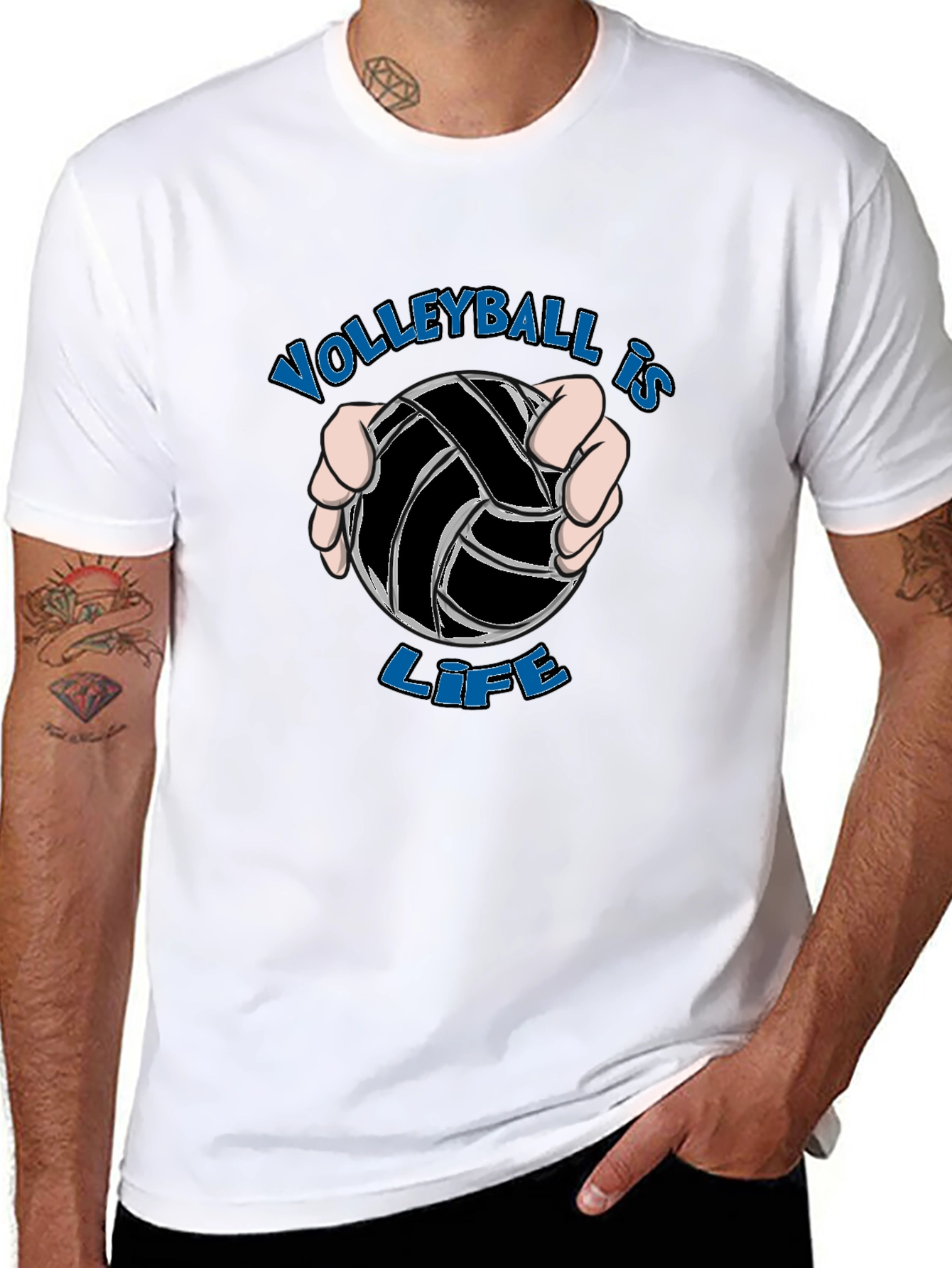 Volleyball is Life Graphic Tee