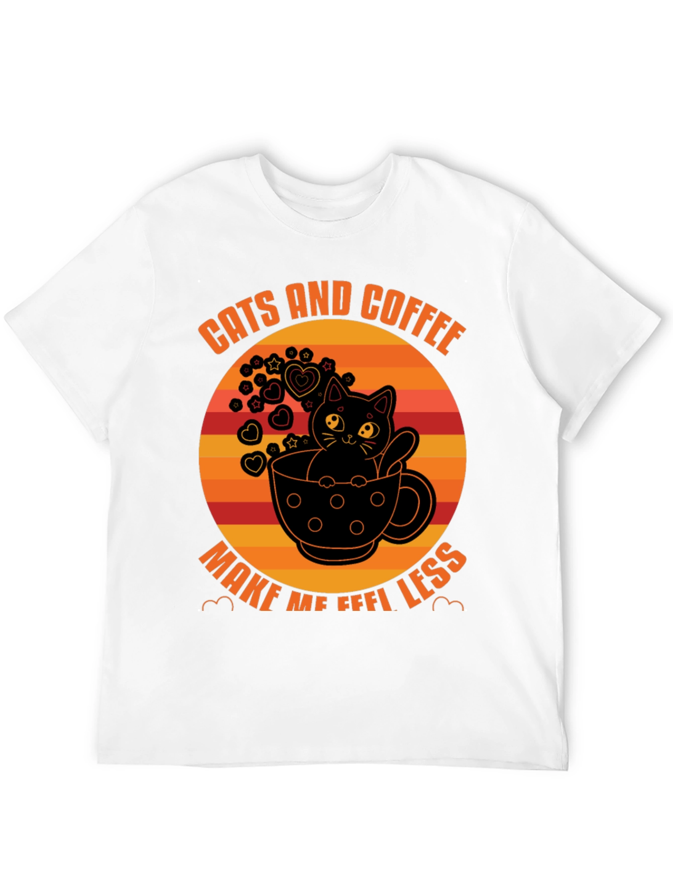 Cats and Coffee T-Shirt - Unisex Graphic Tee