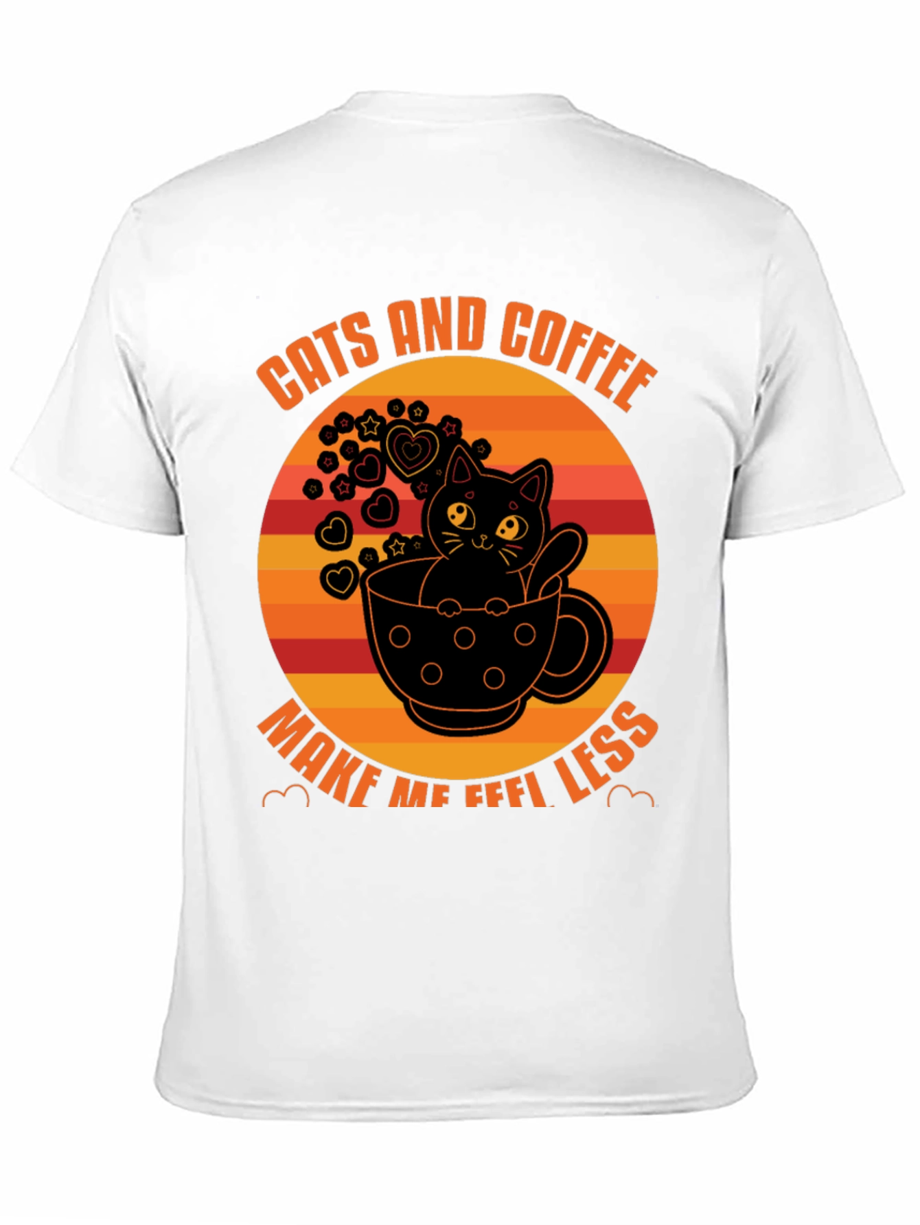 Cats and Coffee T-Shirt - Unisex Graphic Tee