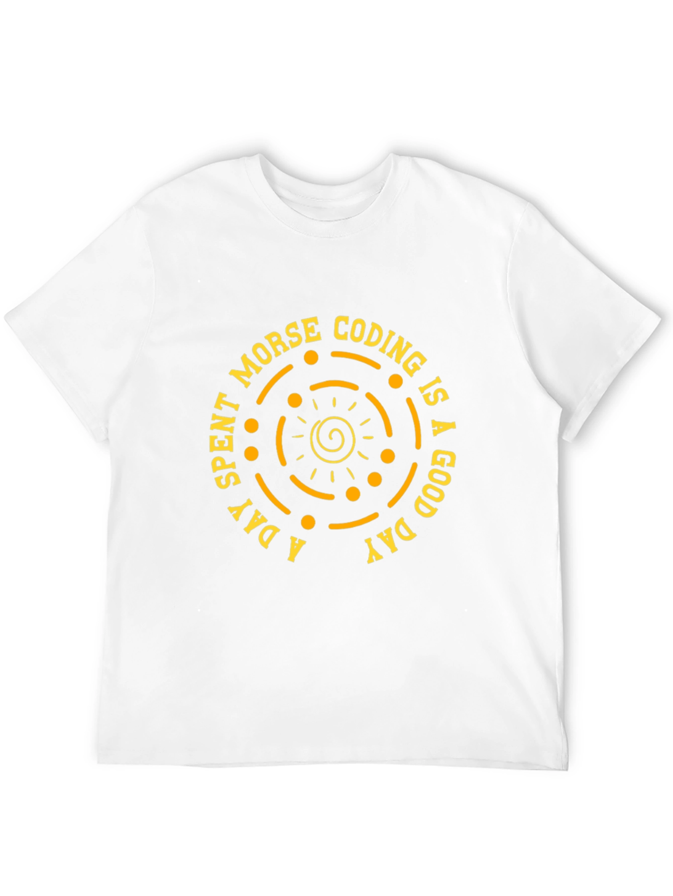 Morse Coding Good Day Graphic Tee
