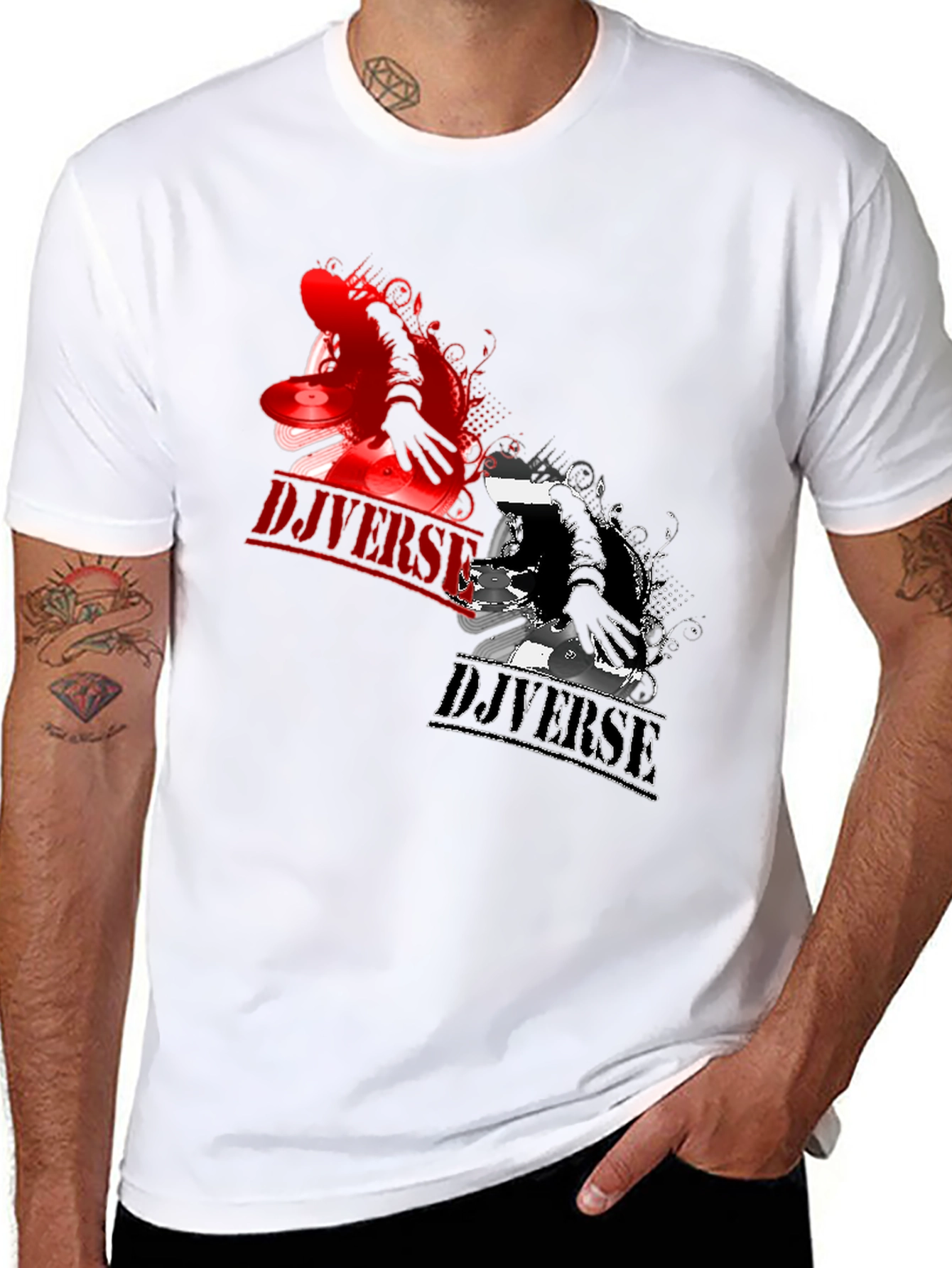 DJ Diverse Black T-Shirt