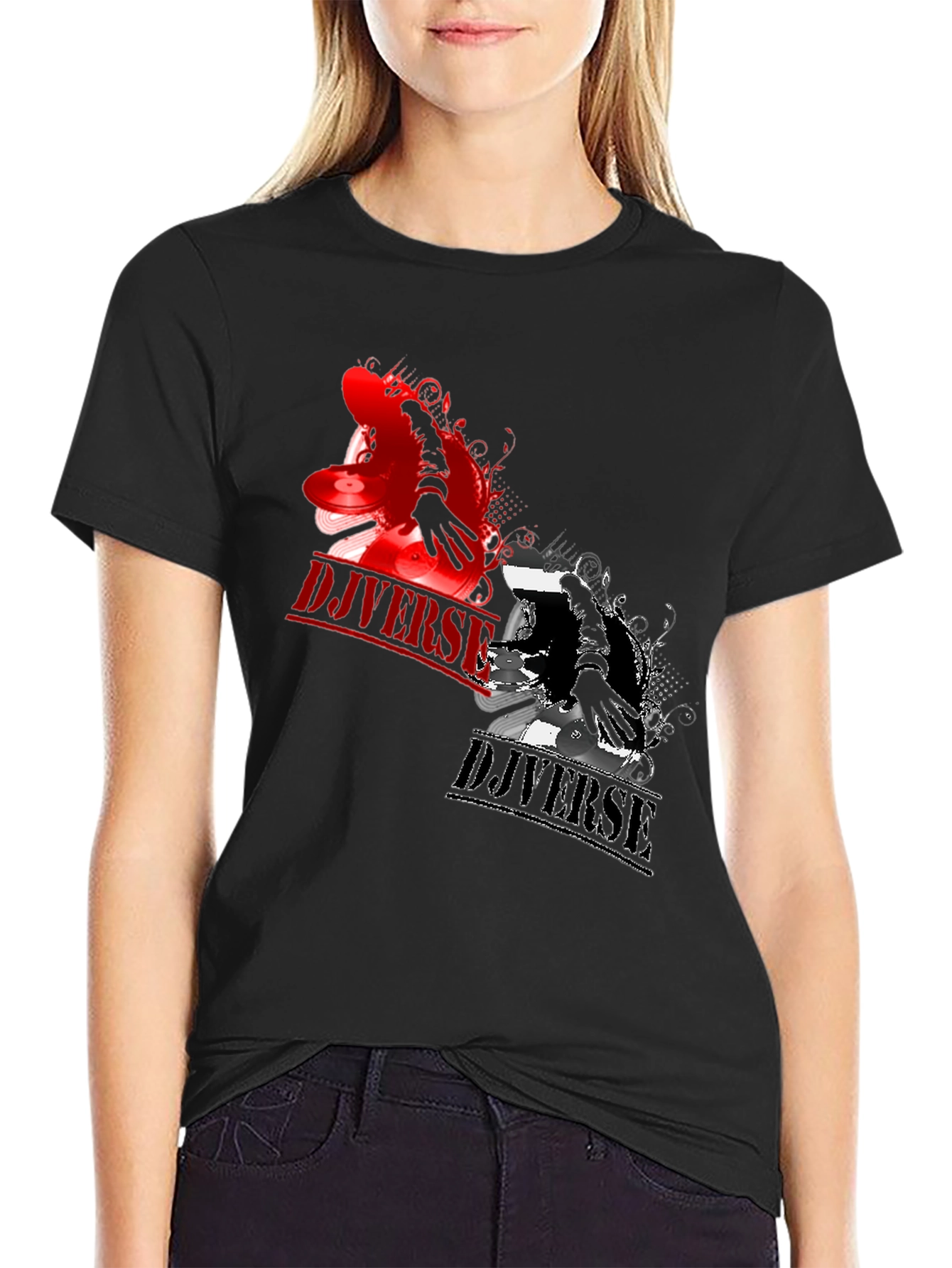 DJ Diverse Black T-Shirt