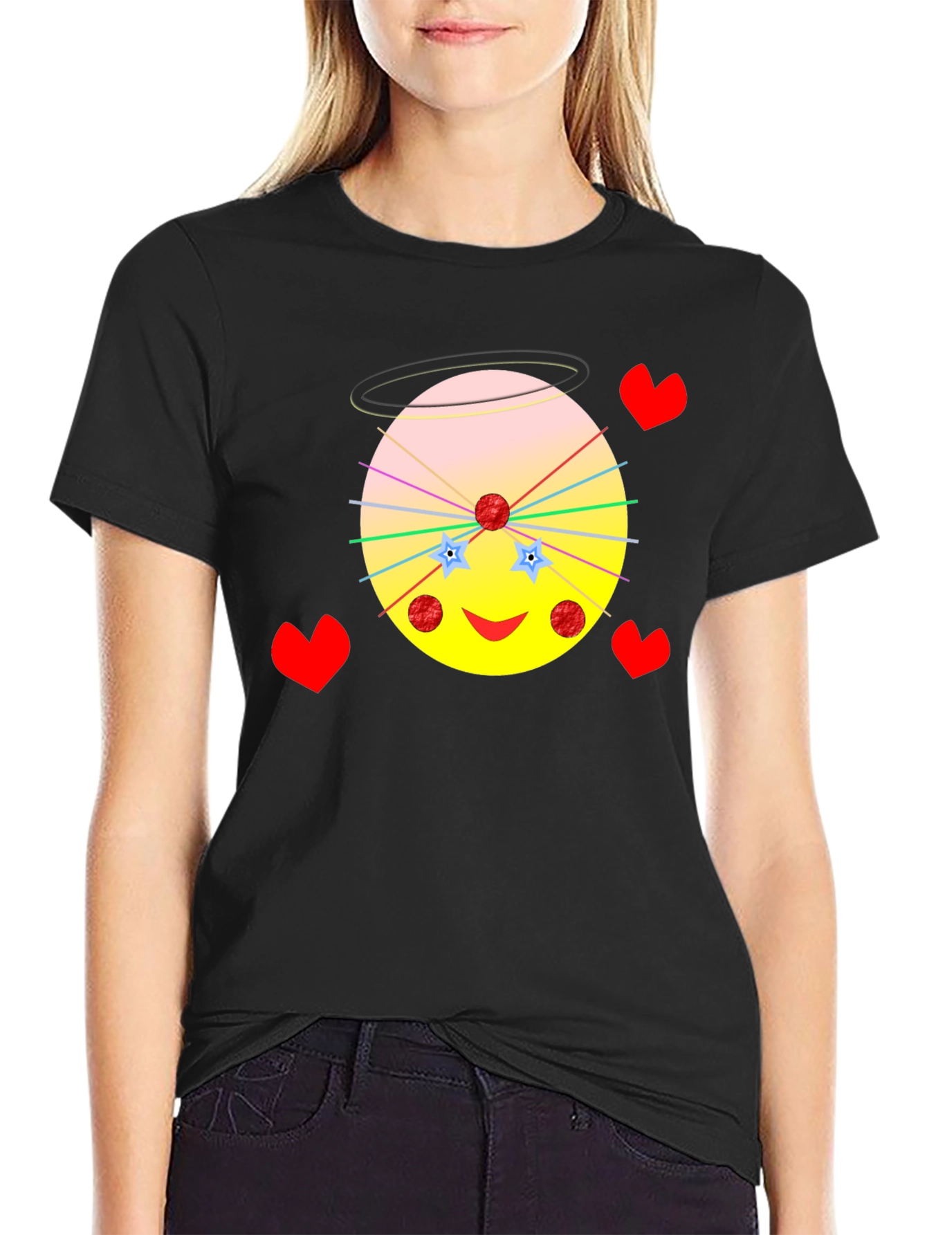 Whimsical Cartoon Graphic Tee - Unique Design
