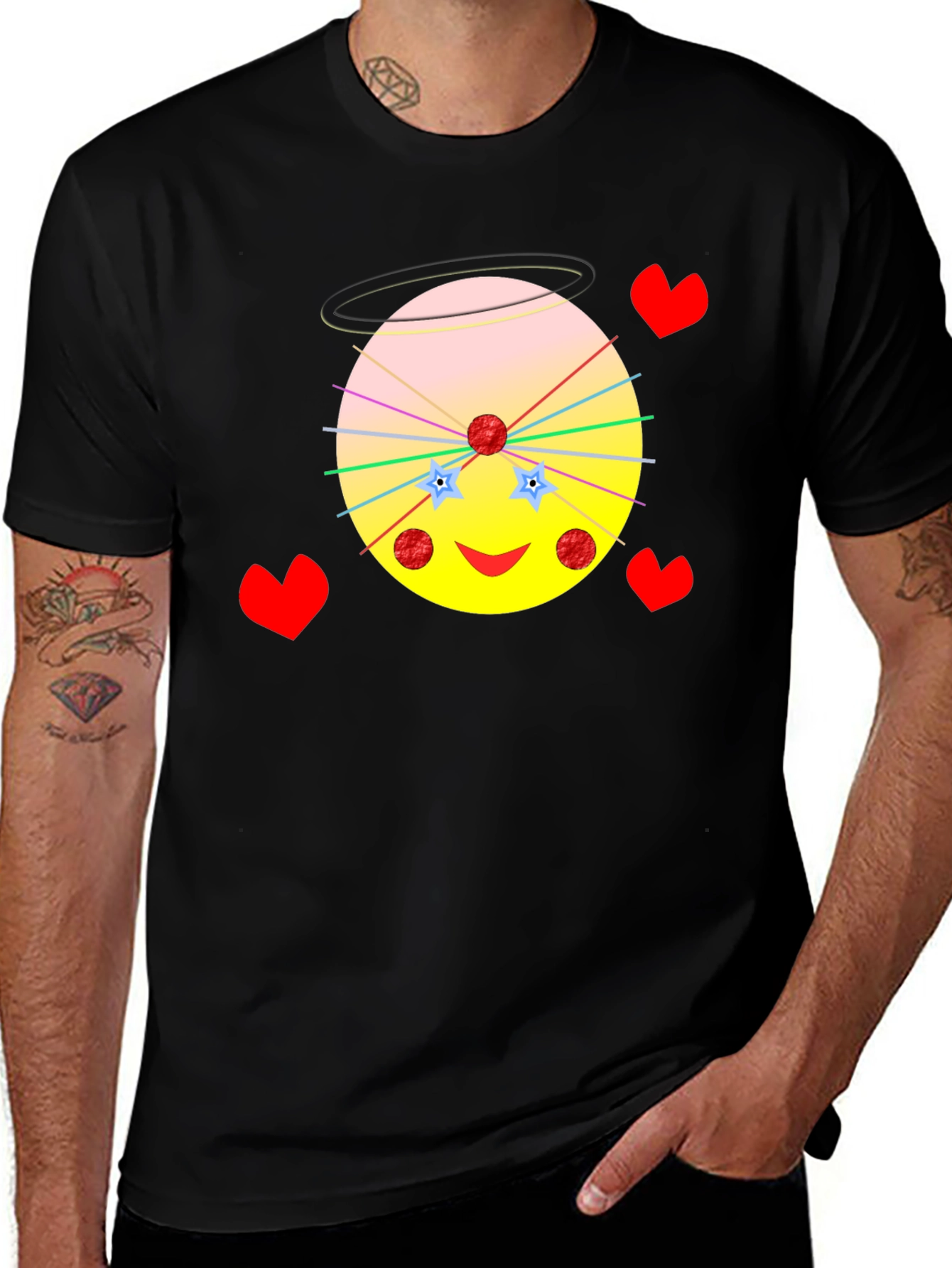 Whimsical Cartoon Graphic Tee - Unique Design