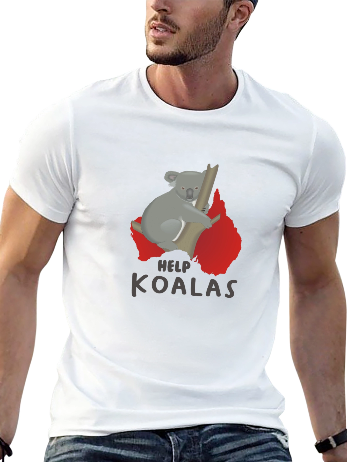 Help Koalas T-Shirt - Support Wildlife!