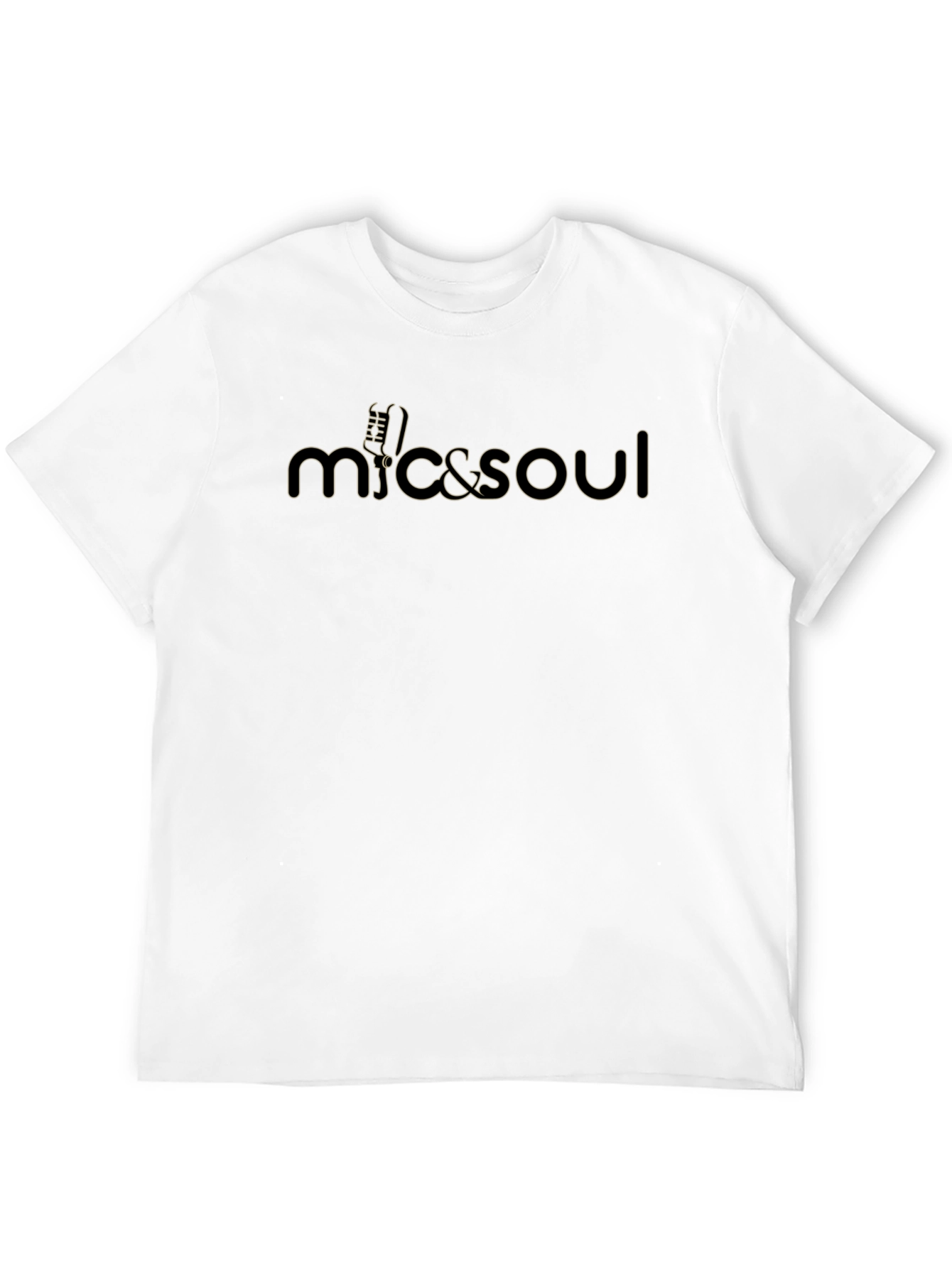 Mic & Soul Black Graphic T-Shirt