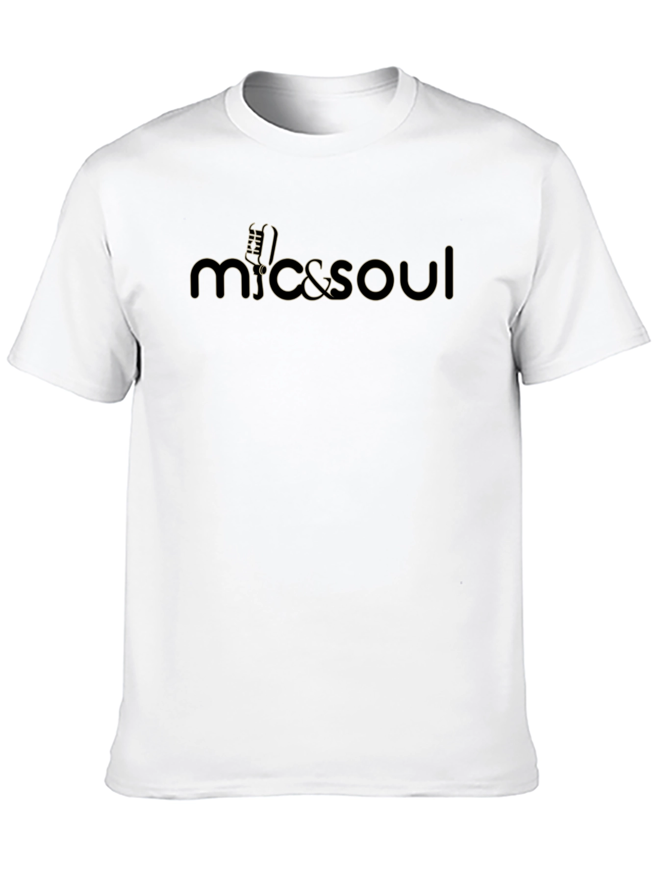 Mic & Soul Black Graphic T-Shirt
