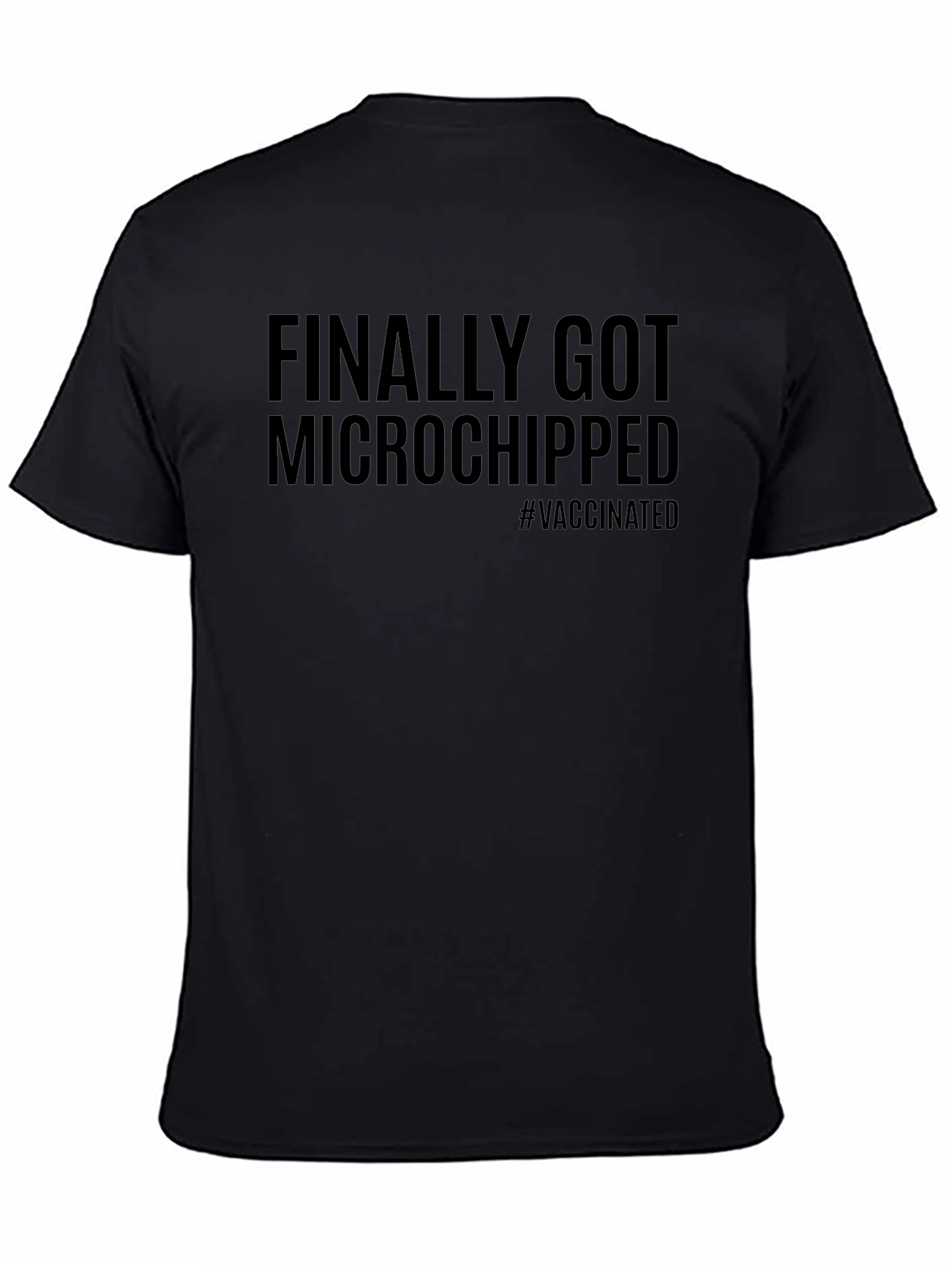 Finally Got Microchipped T-Shirt - Funny Vaccine Tee