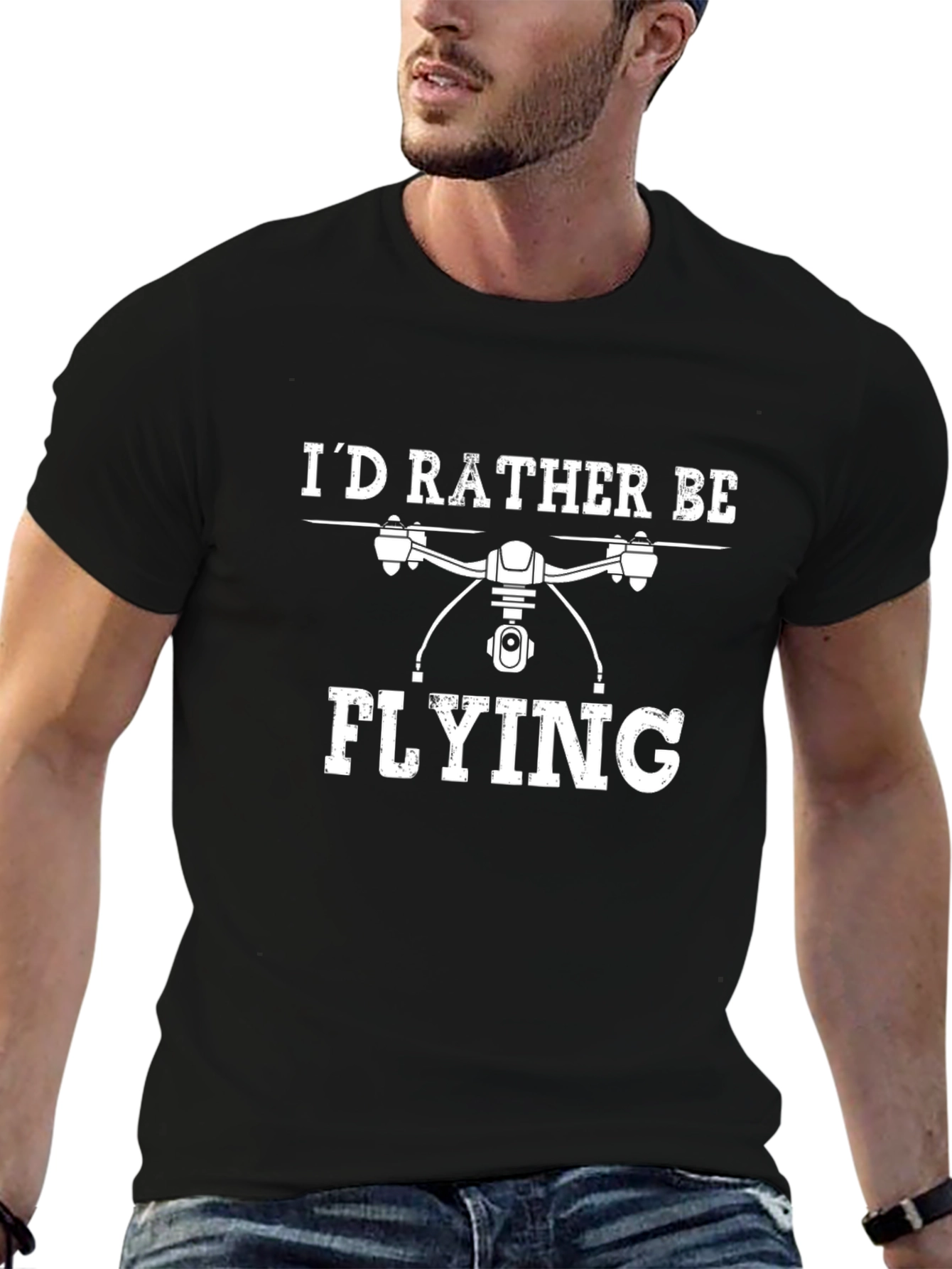 Drone Pilot T-Shirt - Id Rather Be Flying