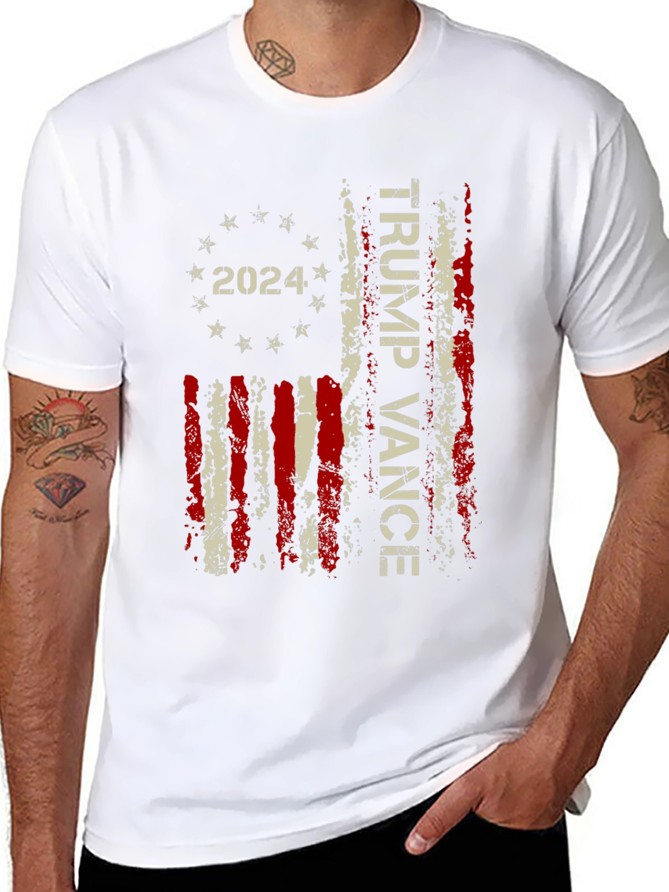 Trump Vance 2024 Patriotic T-Shirt