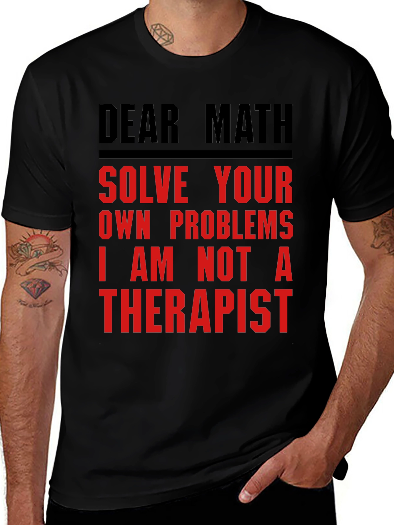 Dear Math Solve Your Own Problems T-Shirt