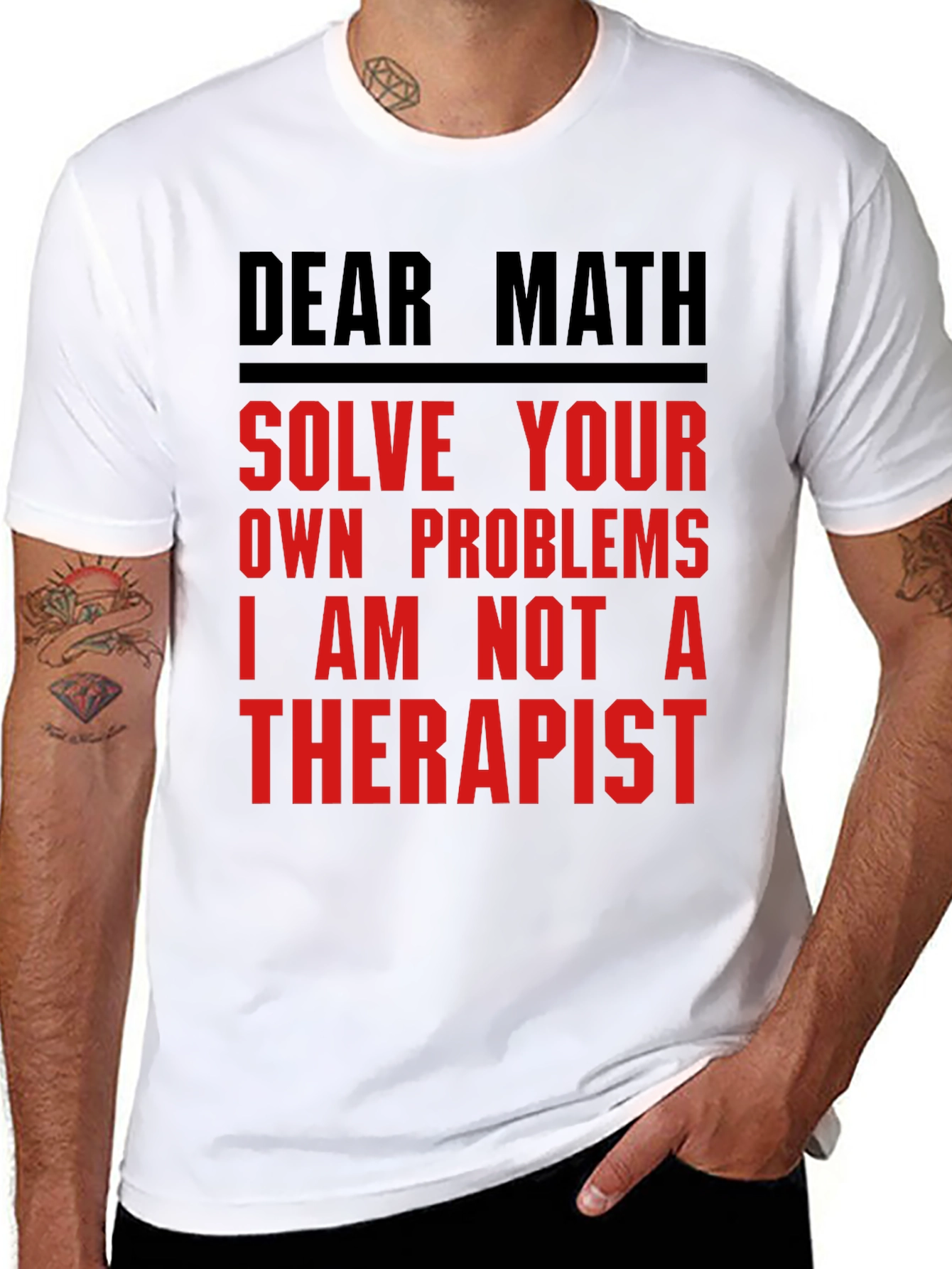 Dear Math Solve Your Own Problems T-Shirt