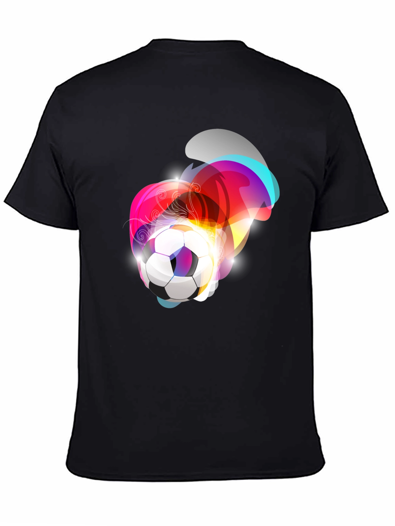 Soccer Ball Graphic Tee - Modern Artistic Design