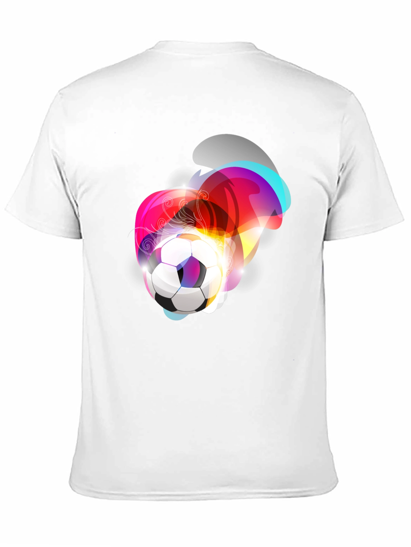 Soccer Ball Graphic Tee - Modern Artistic Design
