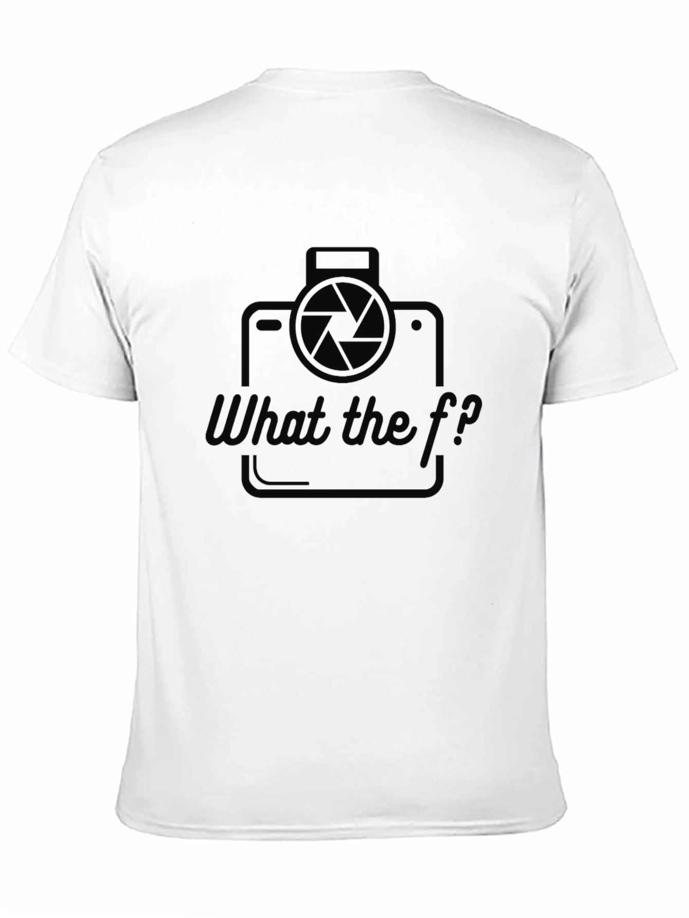 Funny Camera Shirt - What the f/?