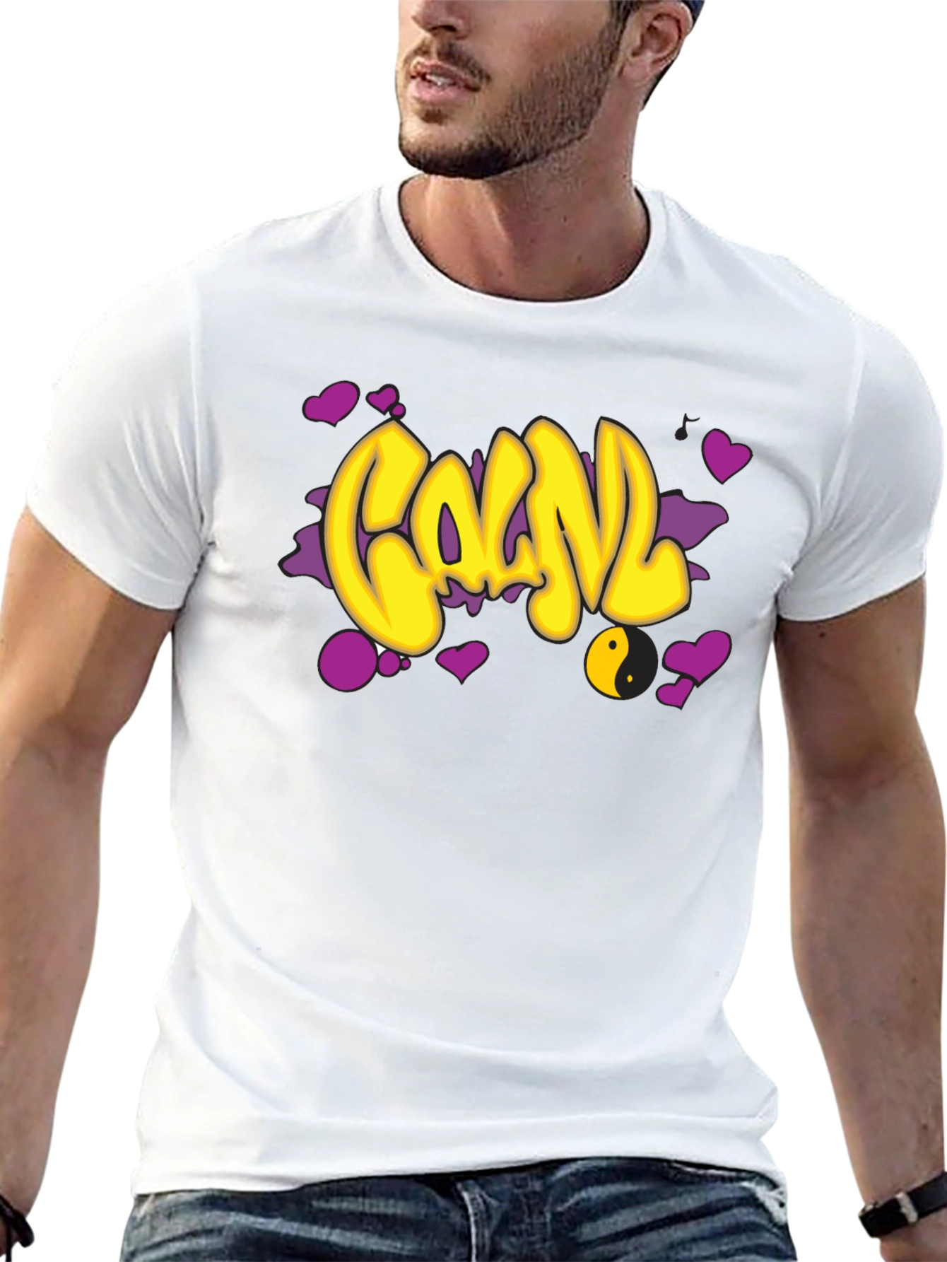 Cool Graphic T-Shirt - Calm Design