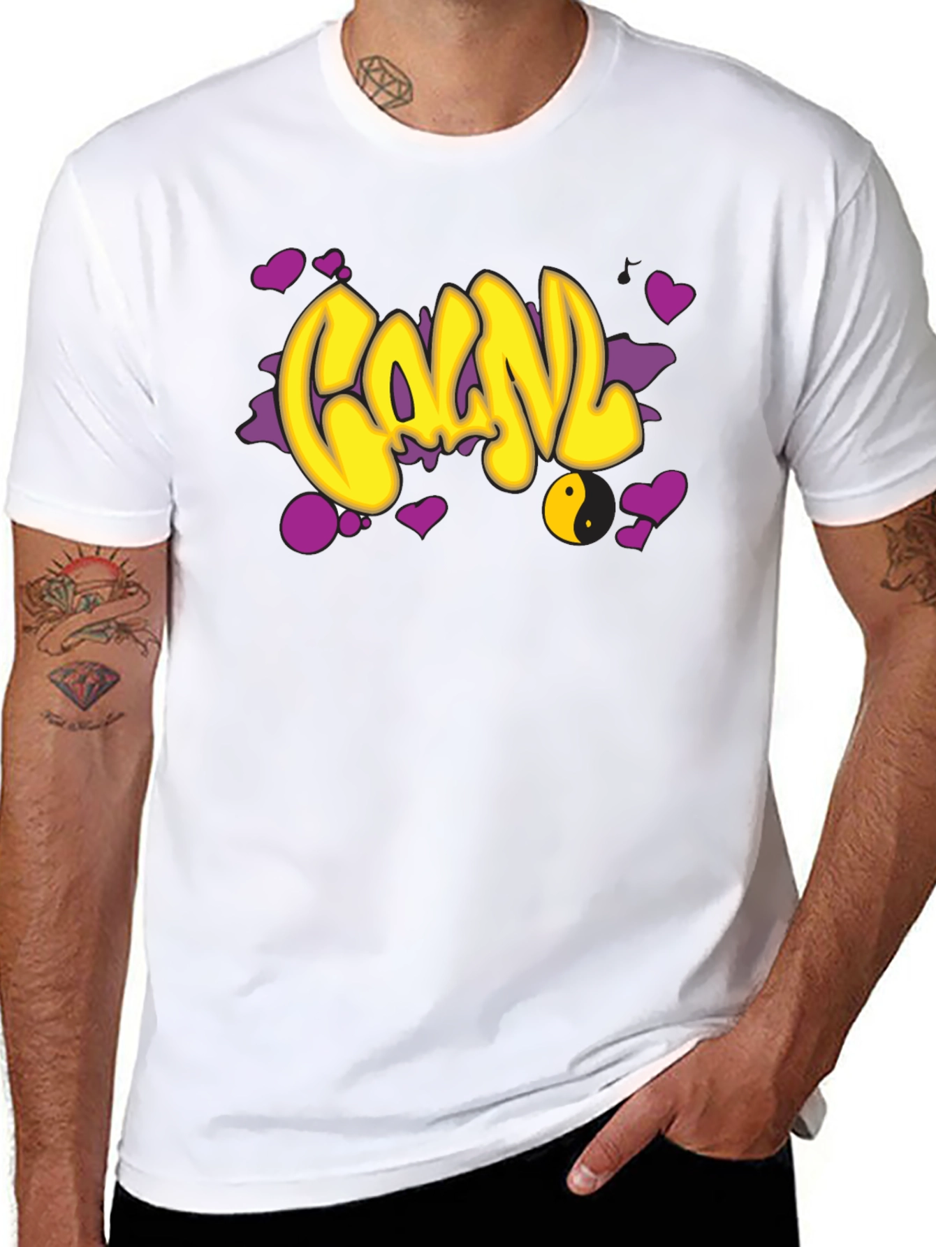 Cool Graphic T-Shirt - Calm Design