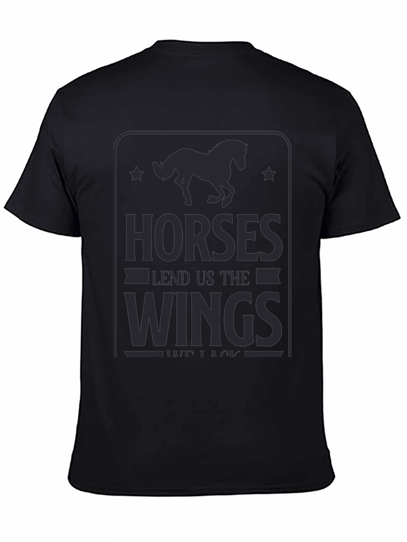 Horses Lend Us The Wings Graphic Tee